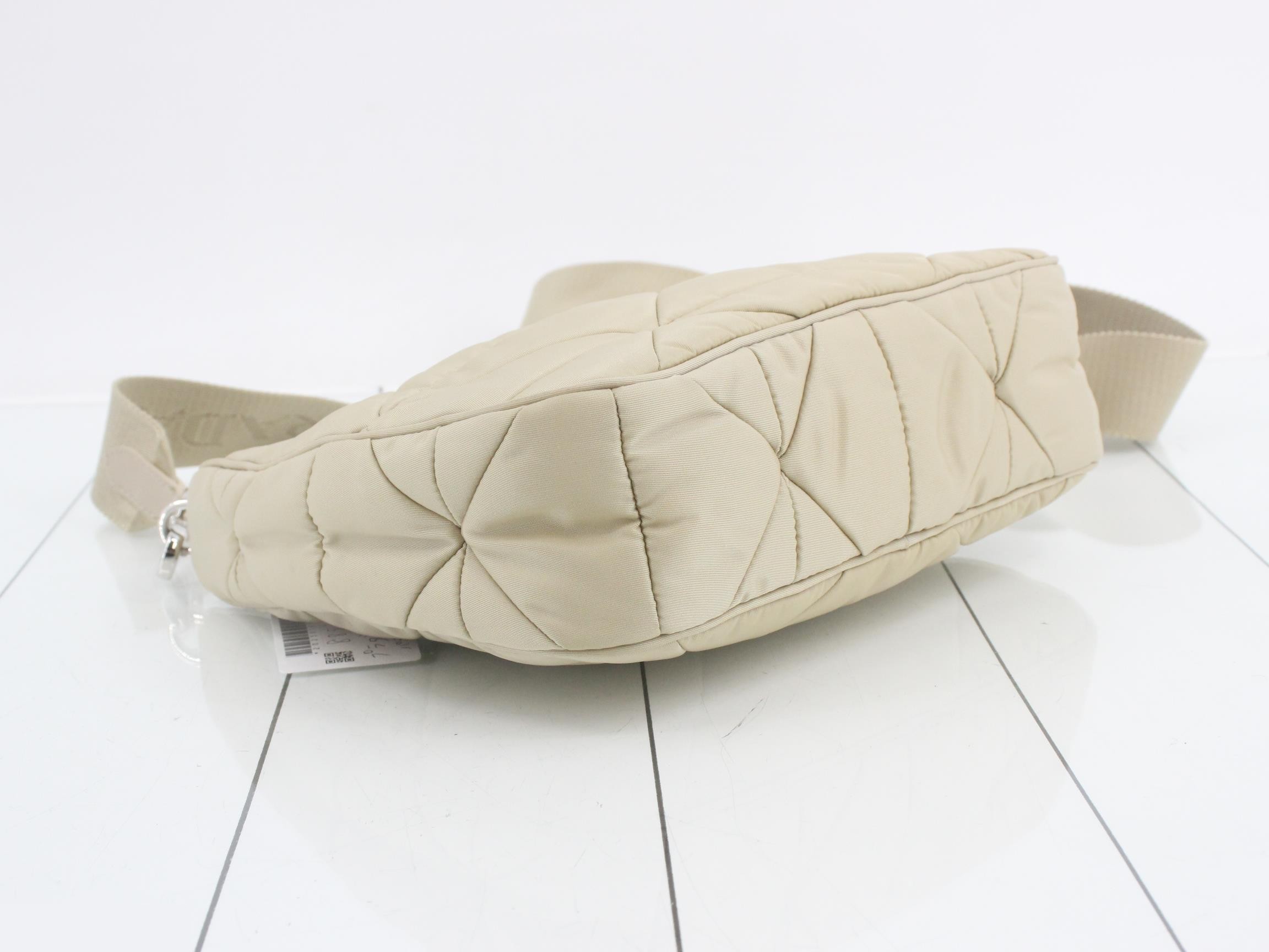 1BC151 Padded Re-Nylon Shoulder Bag — view 5