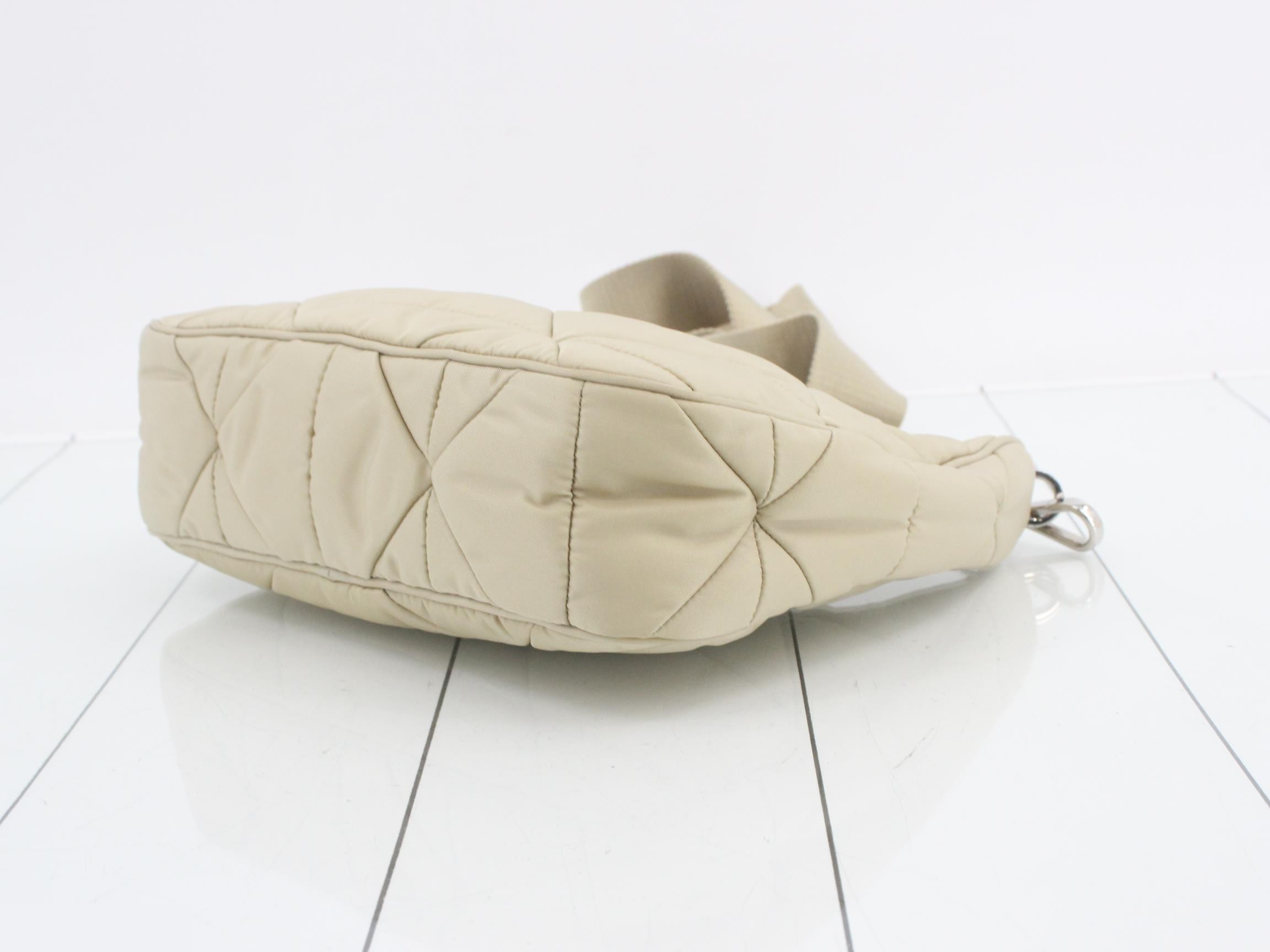 1BC151 Padded Re-Nylon Shoulder Bag — view 6