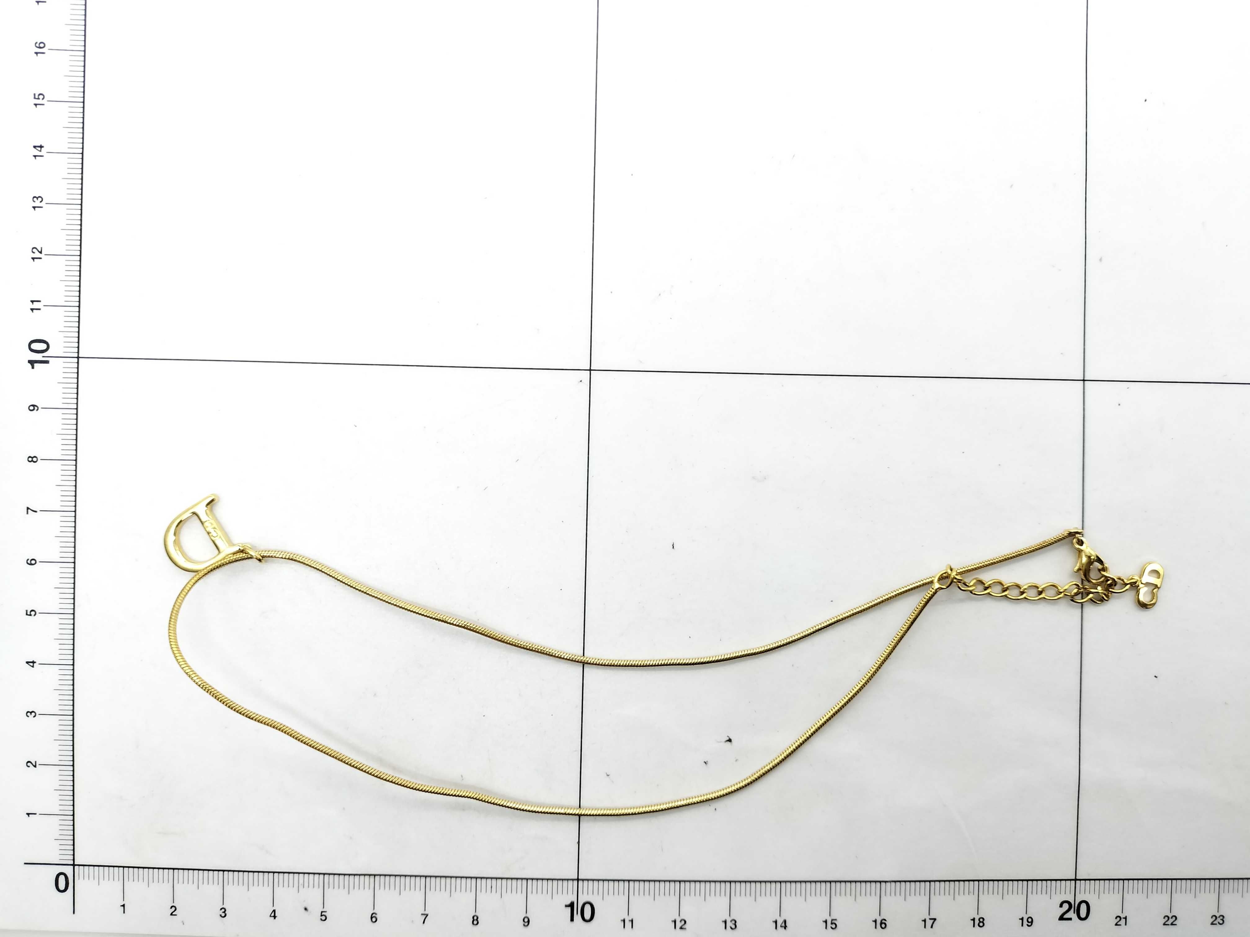 D logo jamanie necklace — view 6