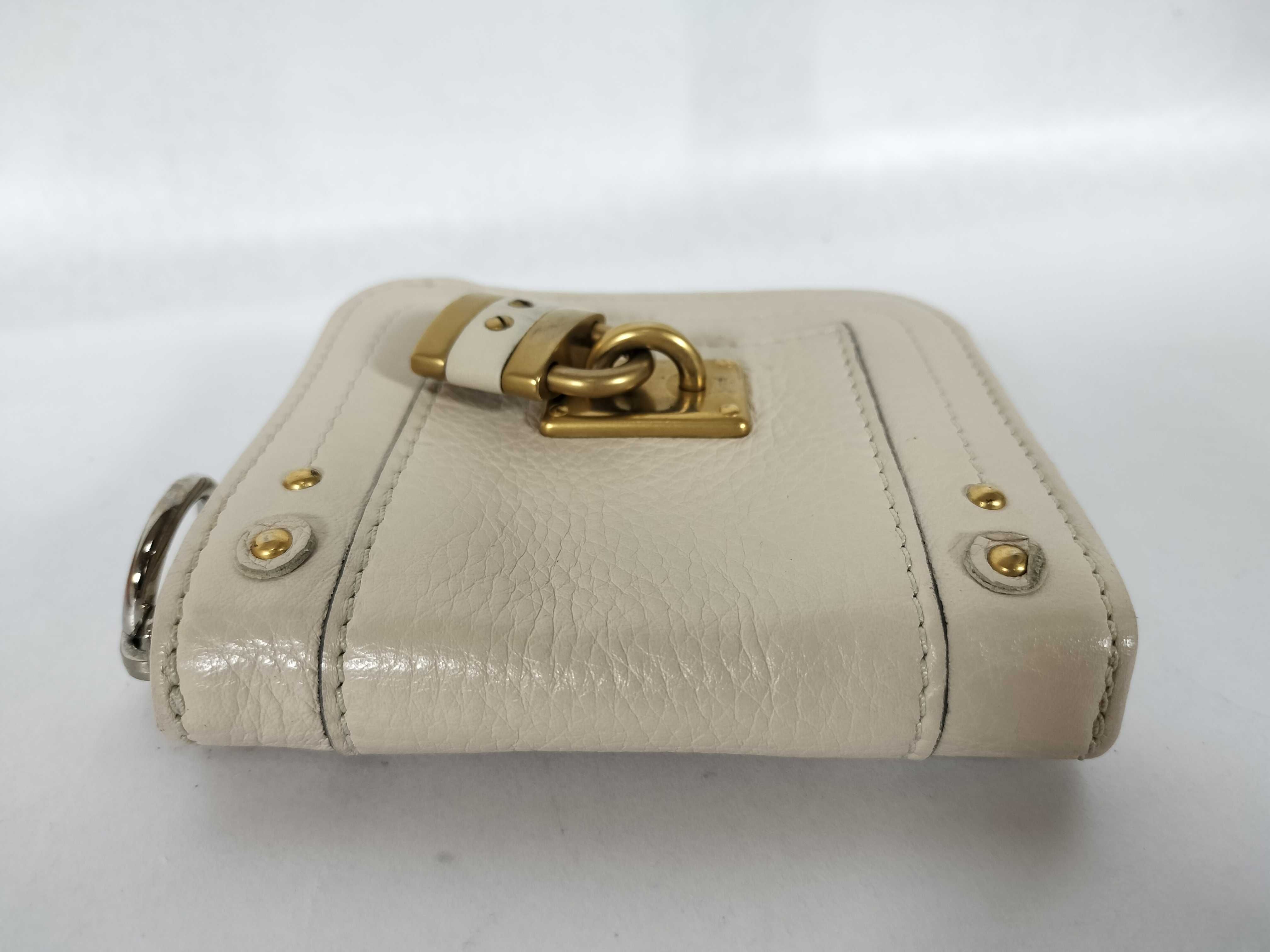 leather folding wallet with padlock, Paddington design. — view 6