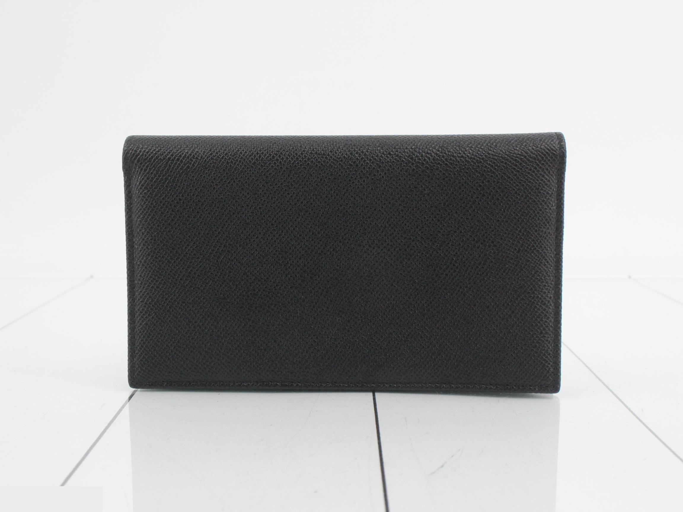 Long Wallet Leather Black — view 2