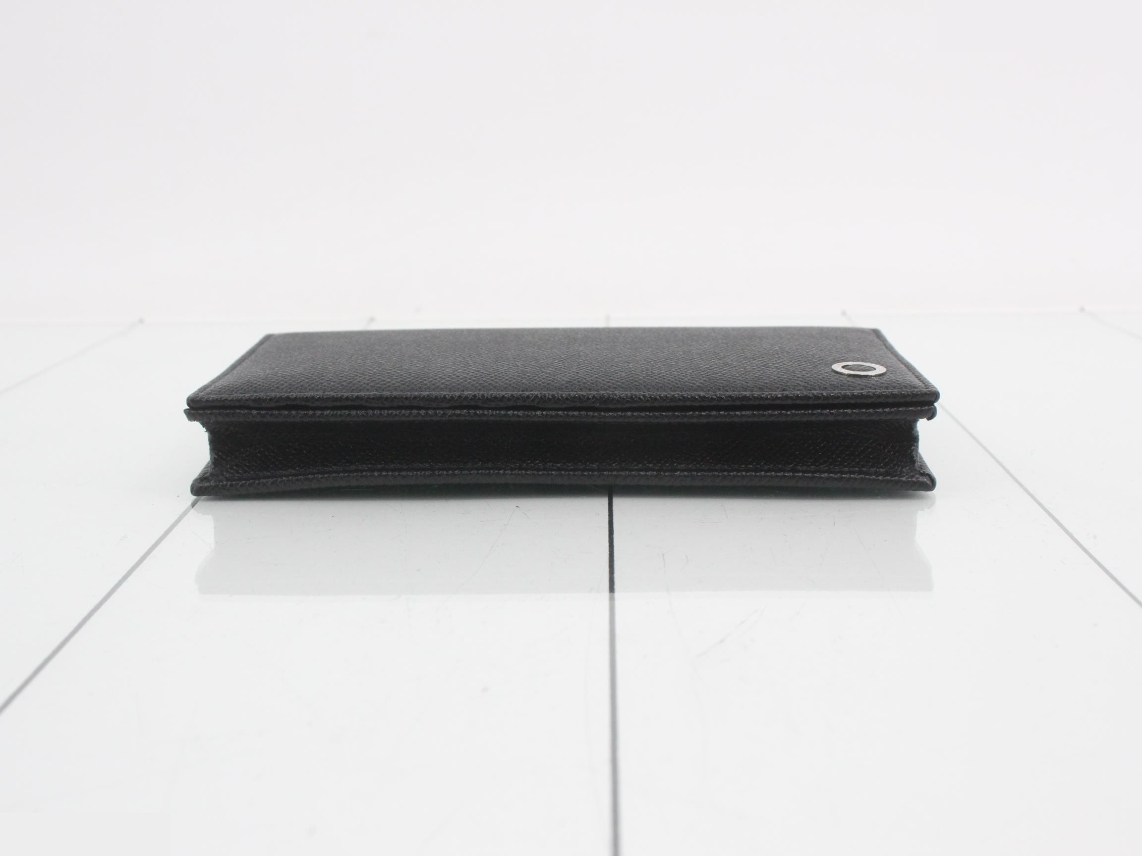 Long Wallet Leather Black — view 3