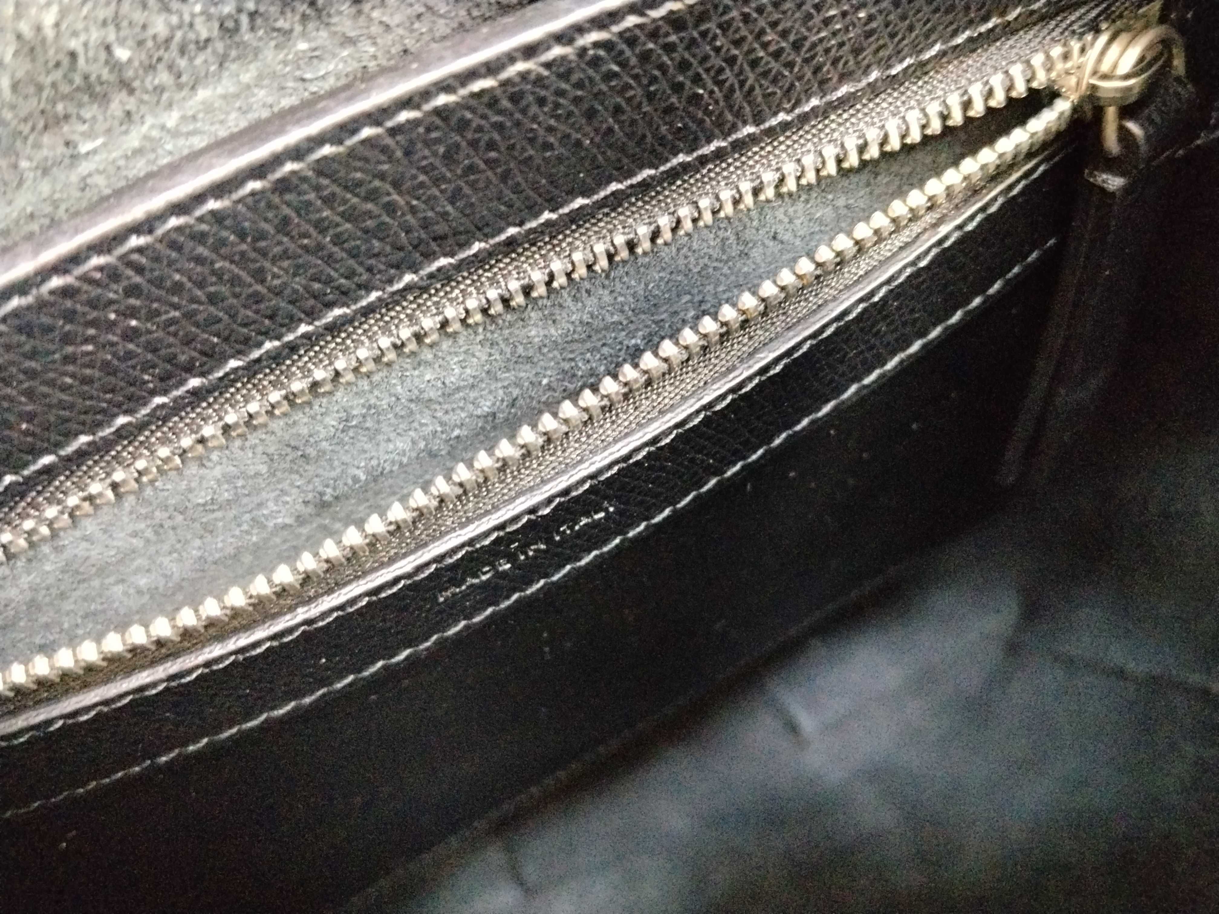 Vertical Cabas 2-way Tote Bag Shoulder Bag Black Tote Bag — view 12