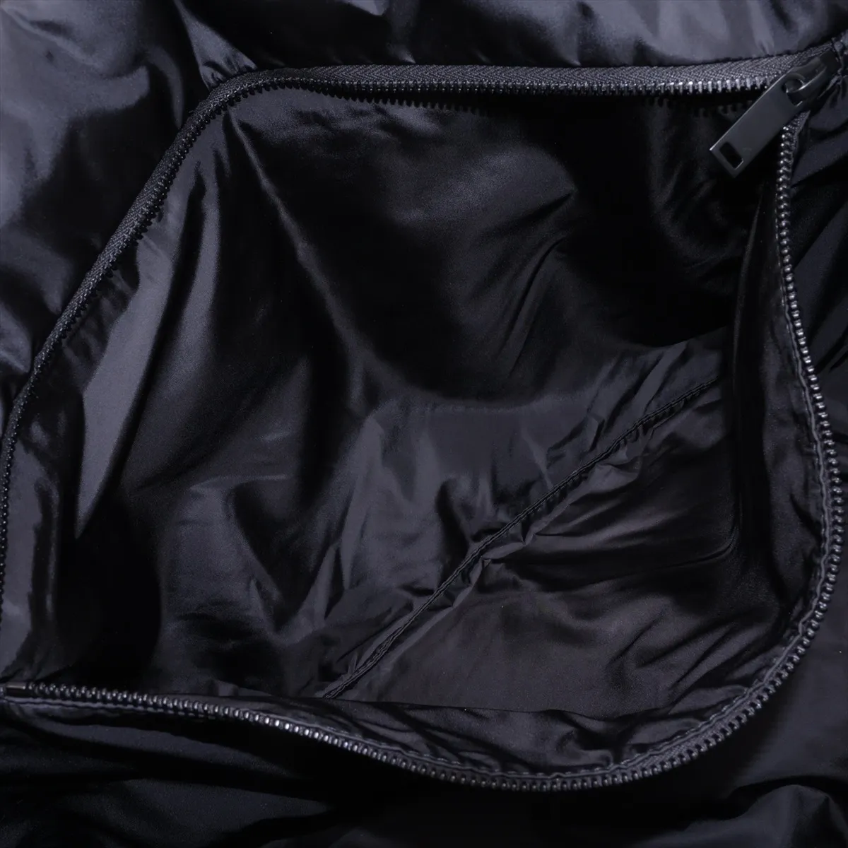 Puffer Nylon Tote Bag, Black — view 8