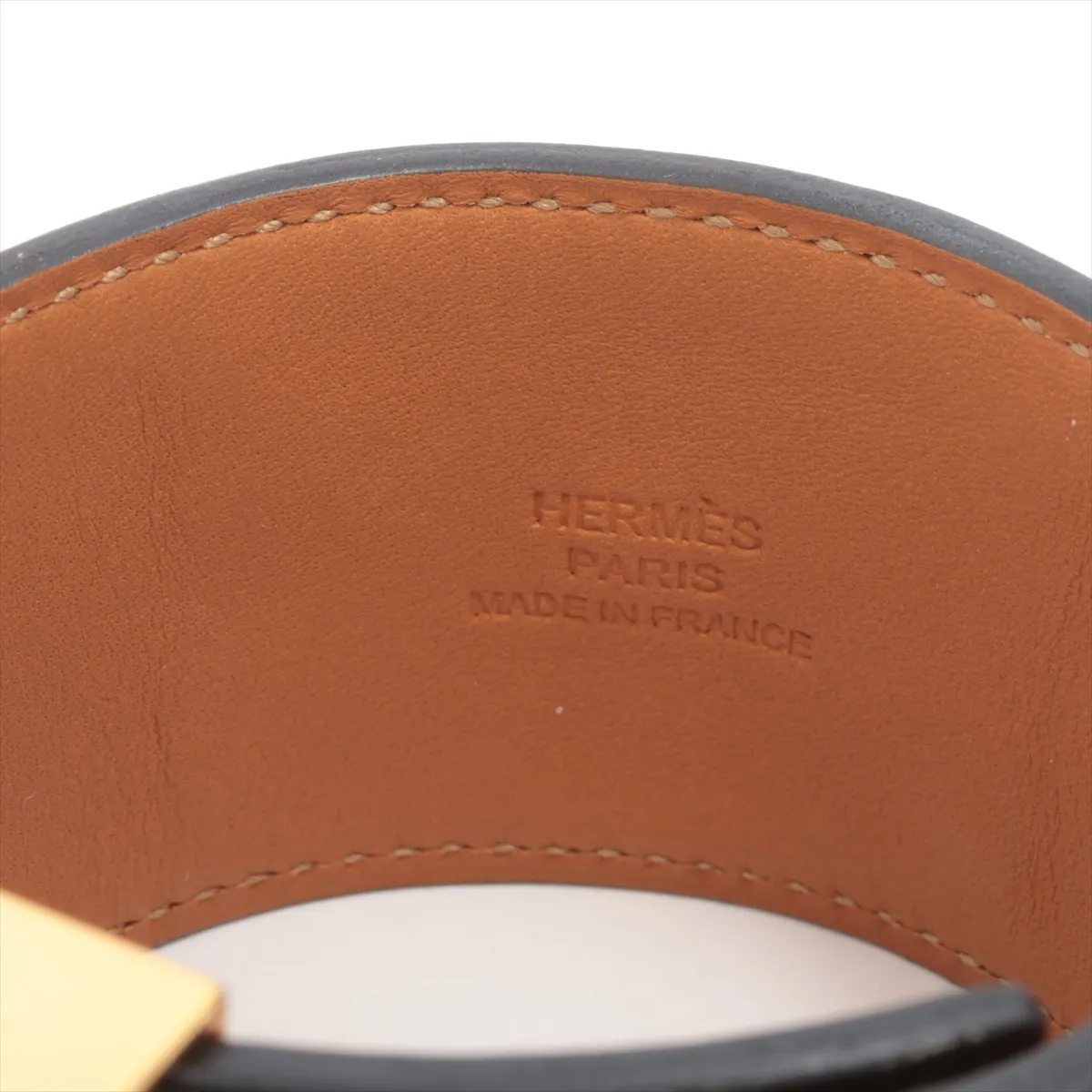 Coriedossian R:2014 Bracelet GP x Leather Black x Gold — view 4