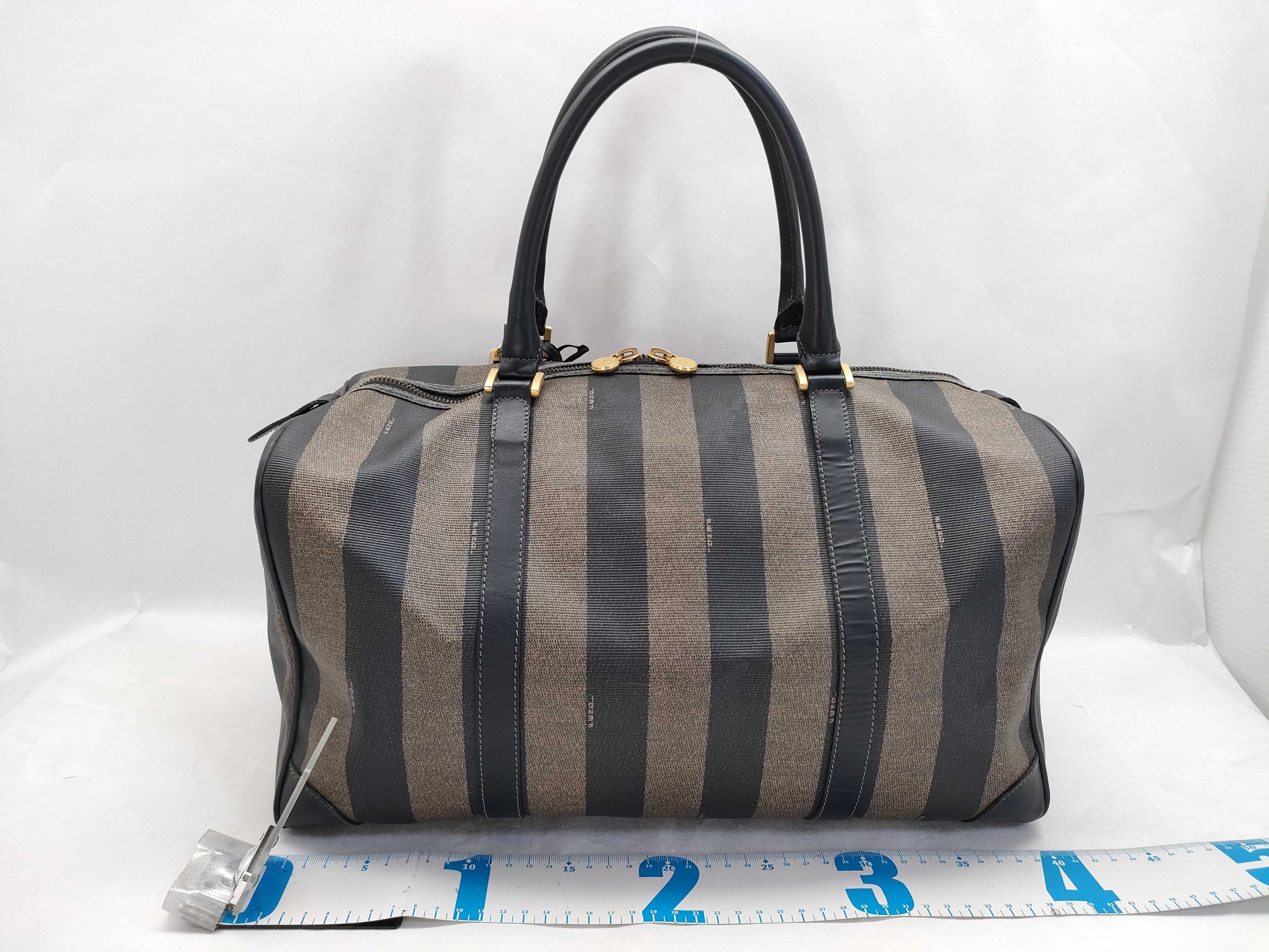 Pecan Pattern Boston Bag, PVC Leather Boston Bag — view 2