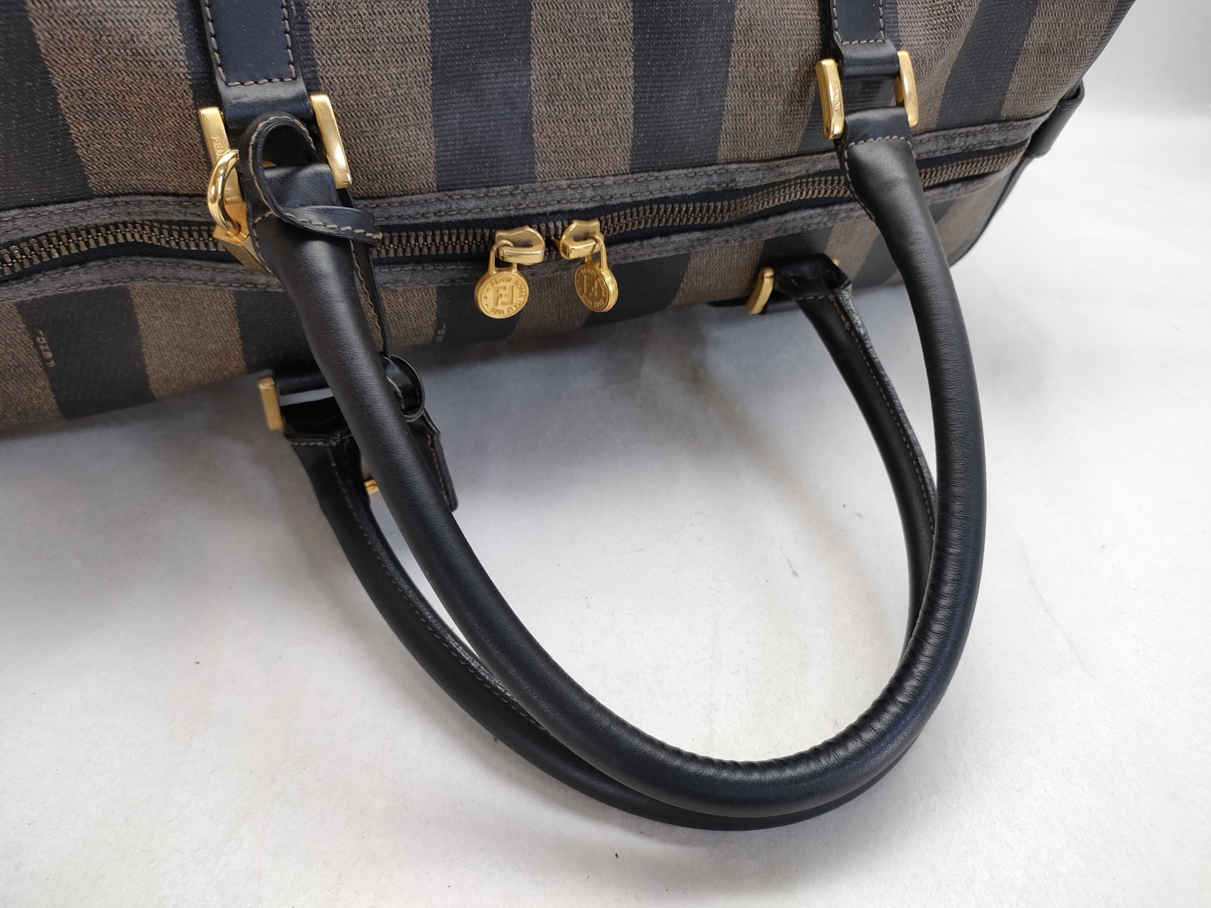 Pecan Pattern Boston Bag, PVC Leather Boston Bag — view 3