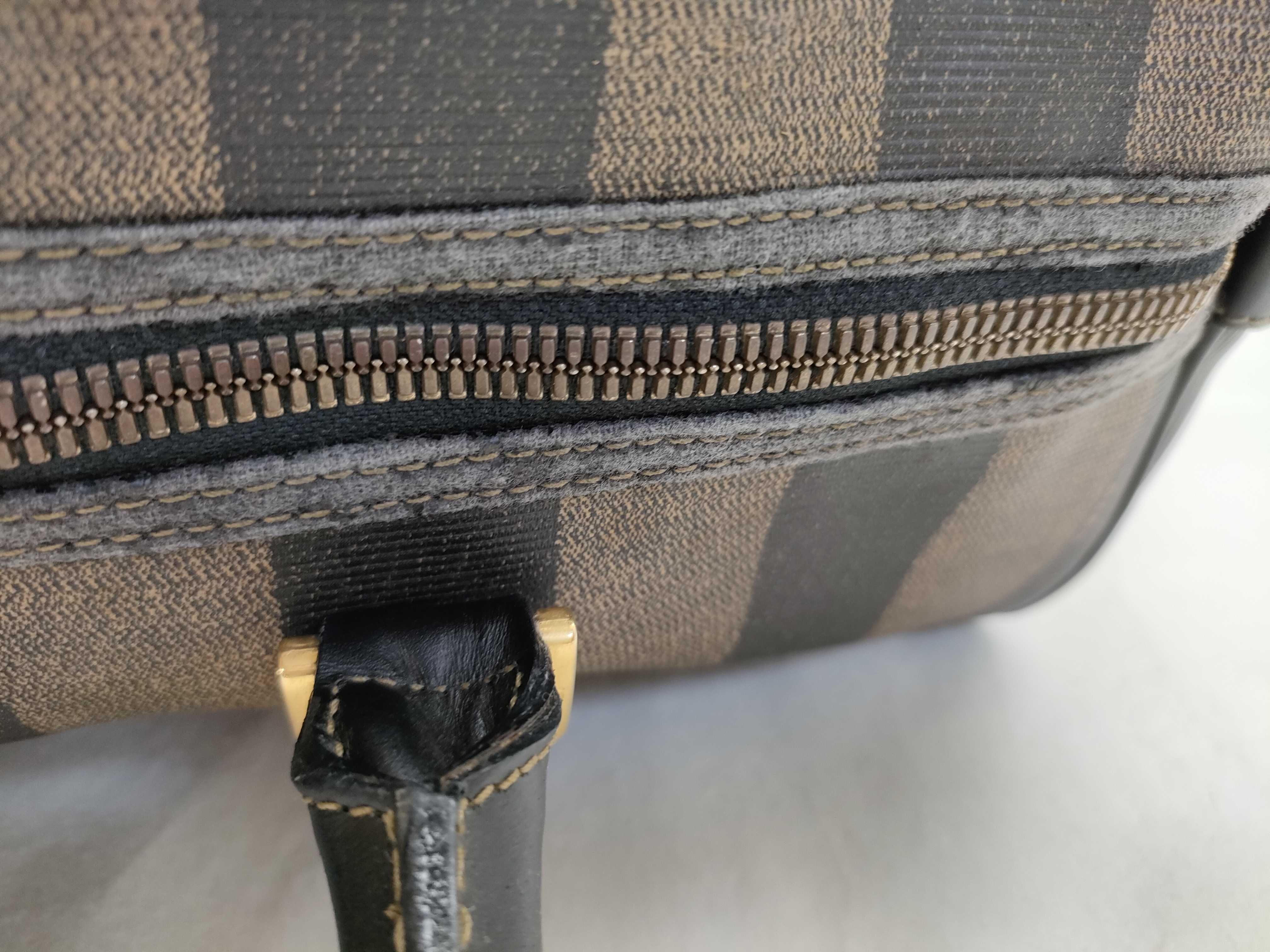 Pecan Pattern Boston Bag, PVC Leather Boston Bag — view 6