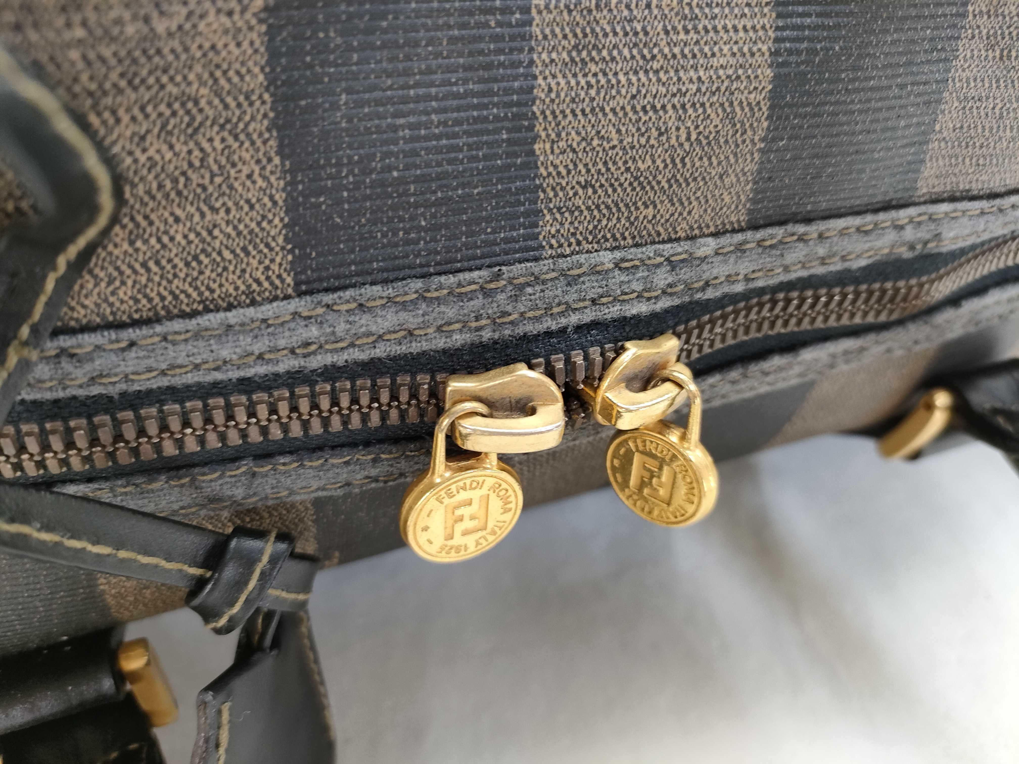 Pecan Pattern Boston Bag, PVC Leather Boston Bag — view 7