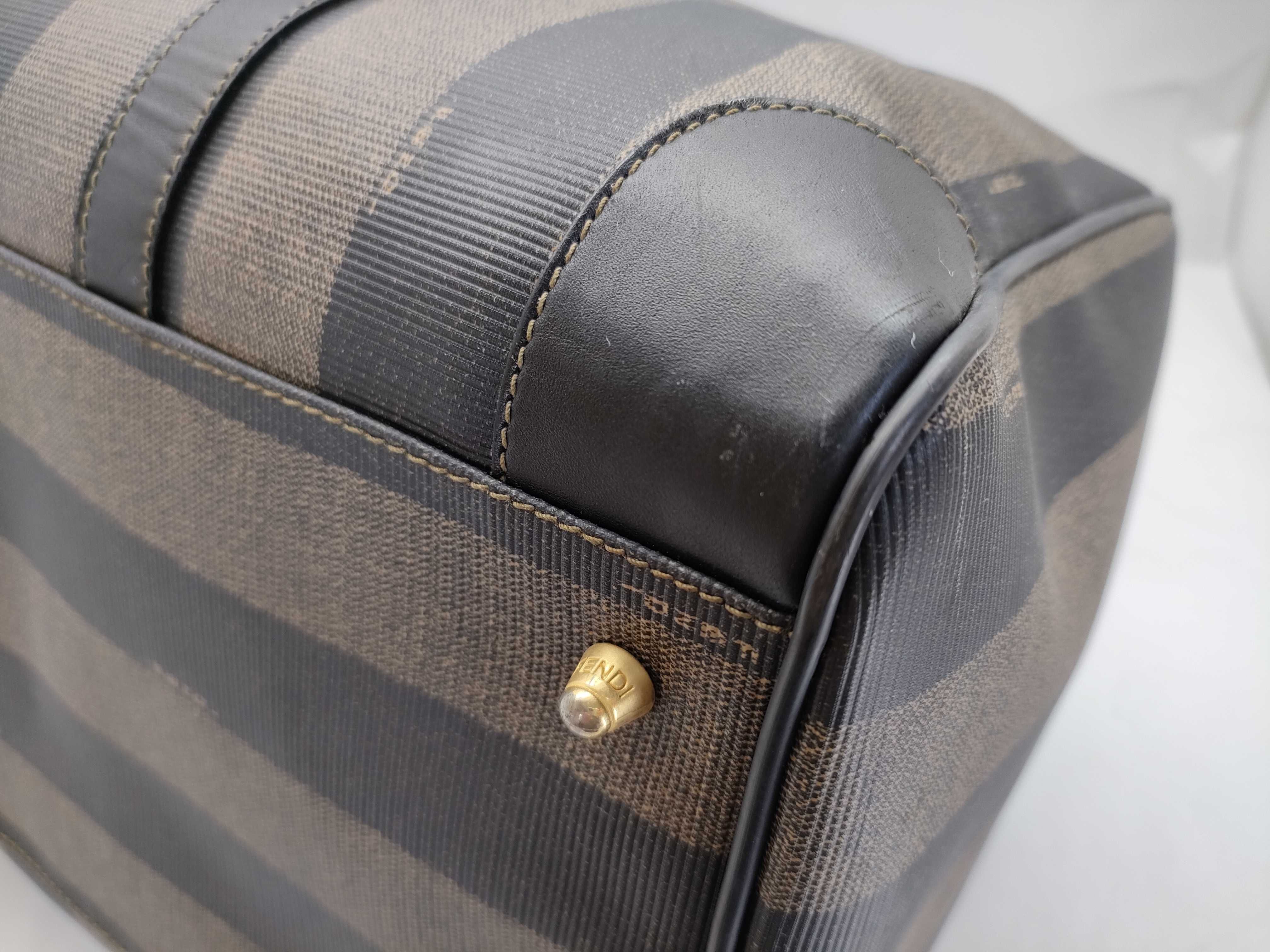 Pecan Pattern Boston Bag, PVC Leather Boston Bag — view 8
