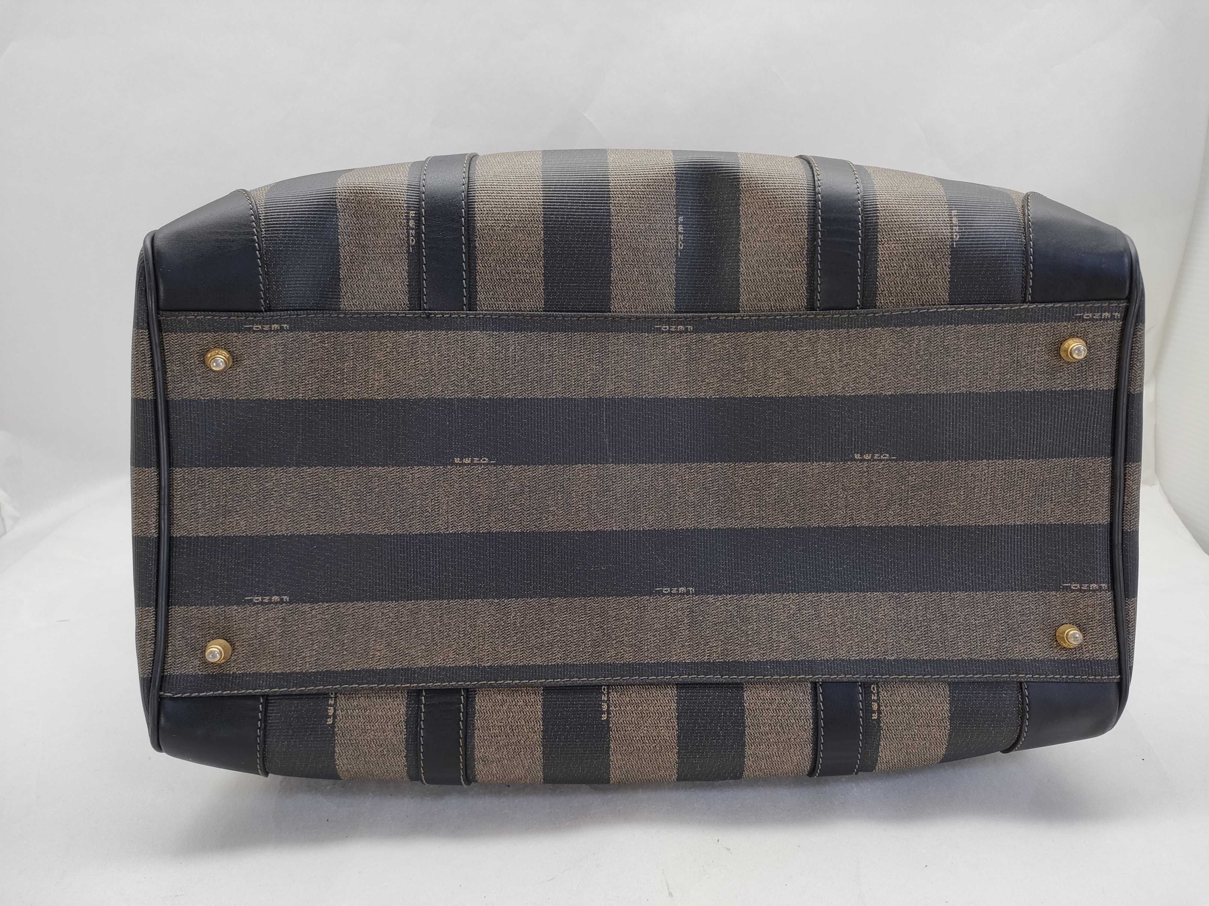 Pecan Pattern Boston Bag, PVC Leather Boston Bag — view 9