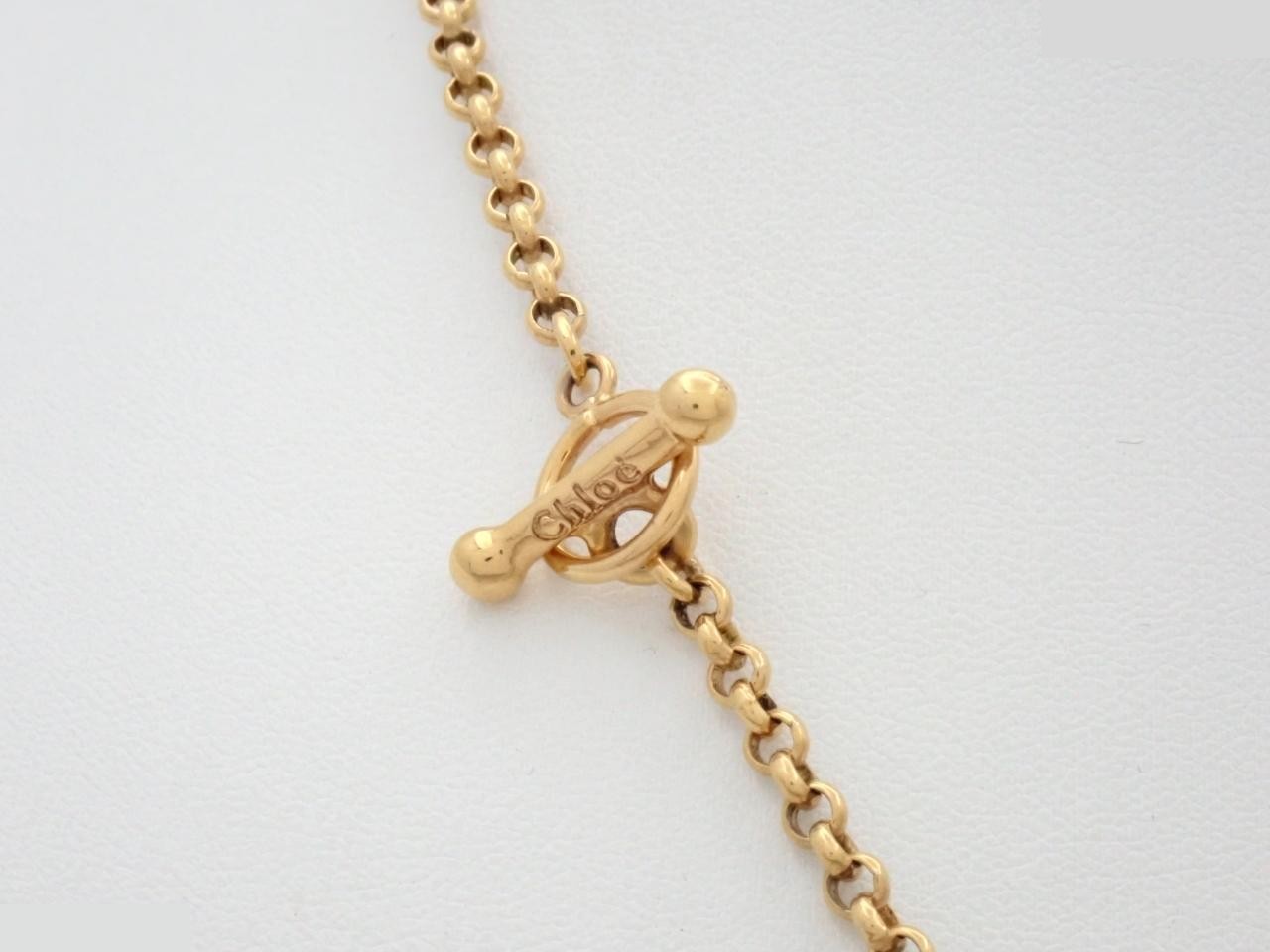 Round logo necklace, chain approximately 46cm — view 2