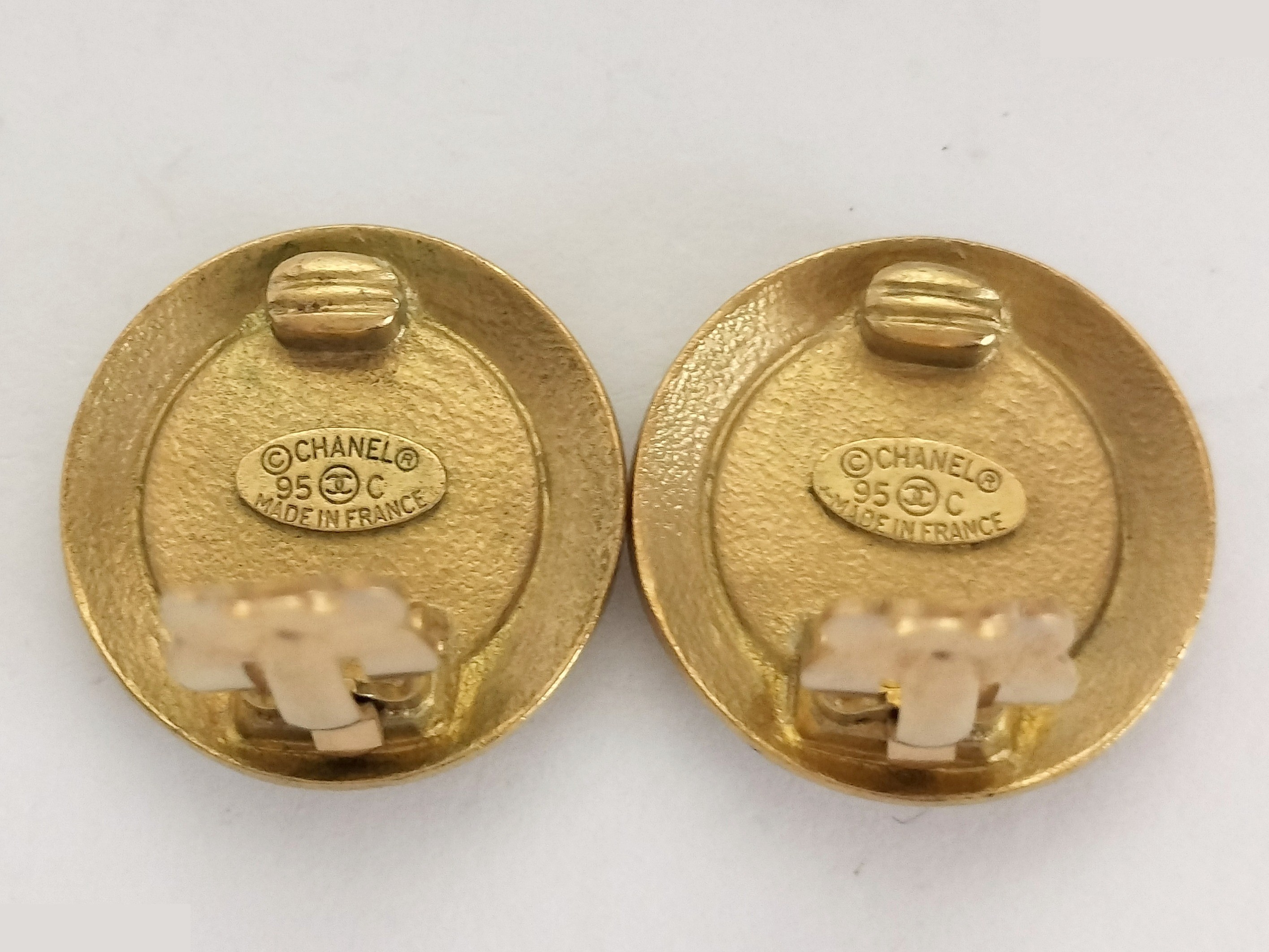Coco black gold earrings 95C — view 2