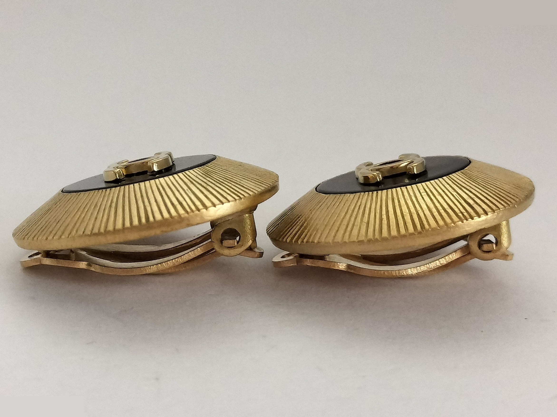 Coco black gold earrings 95C — view 5