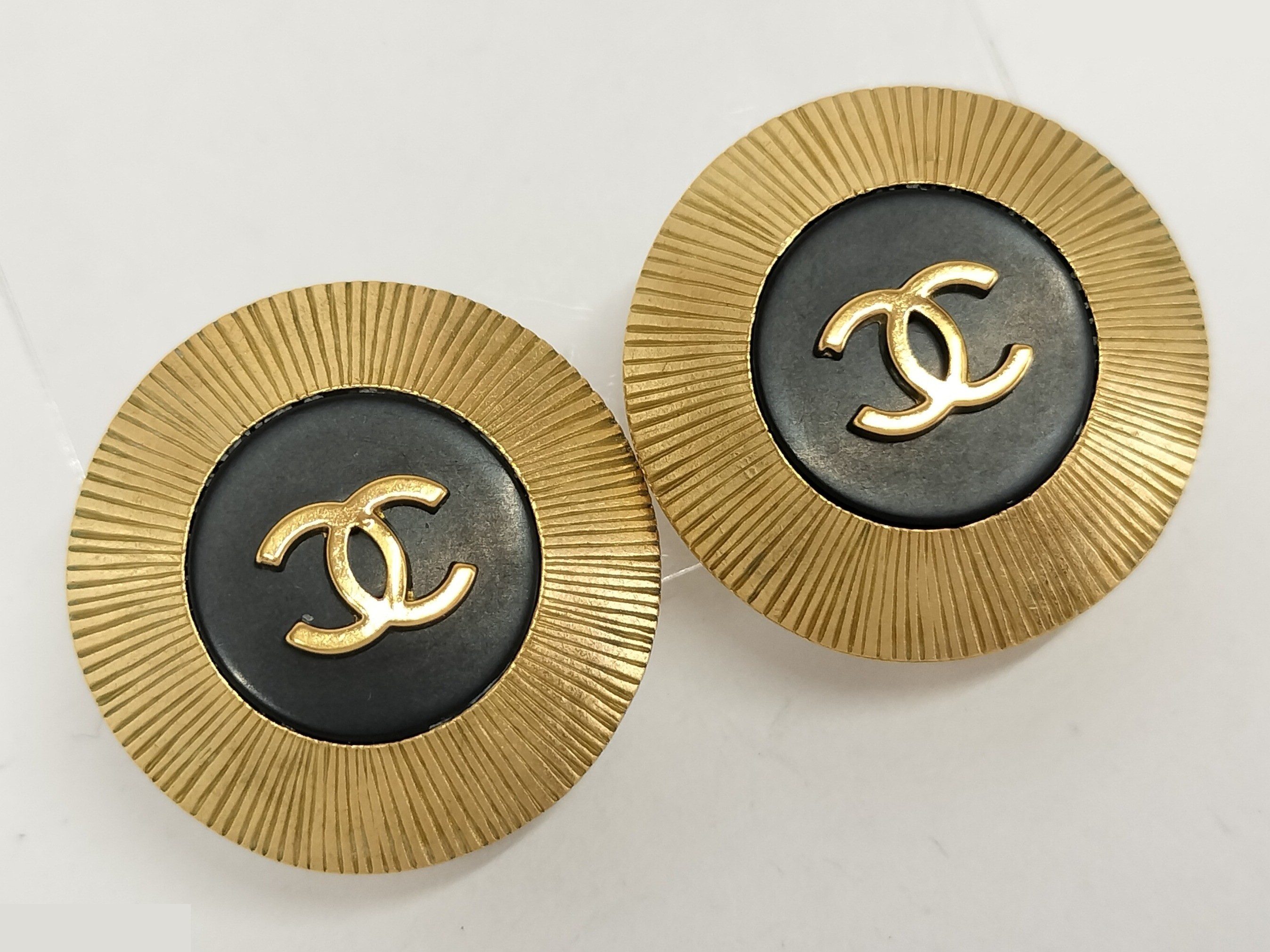 Coco black gold earrings 95C — view 6