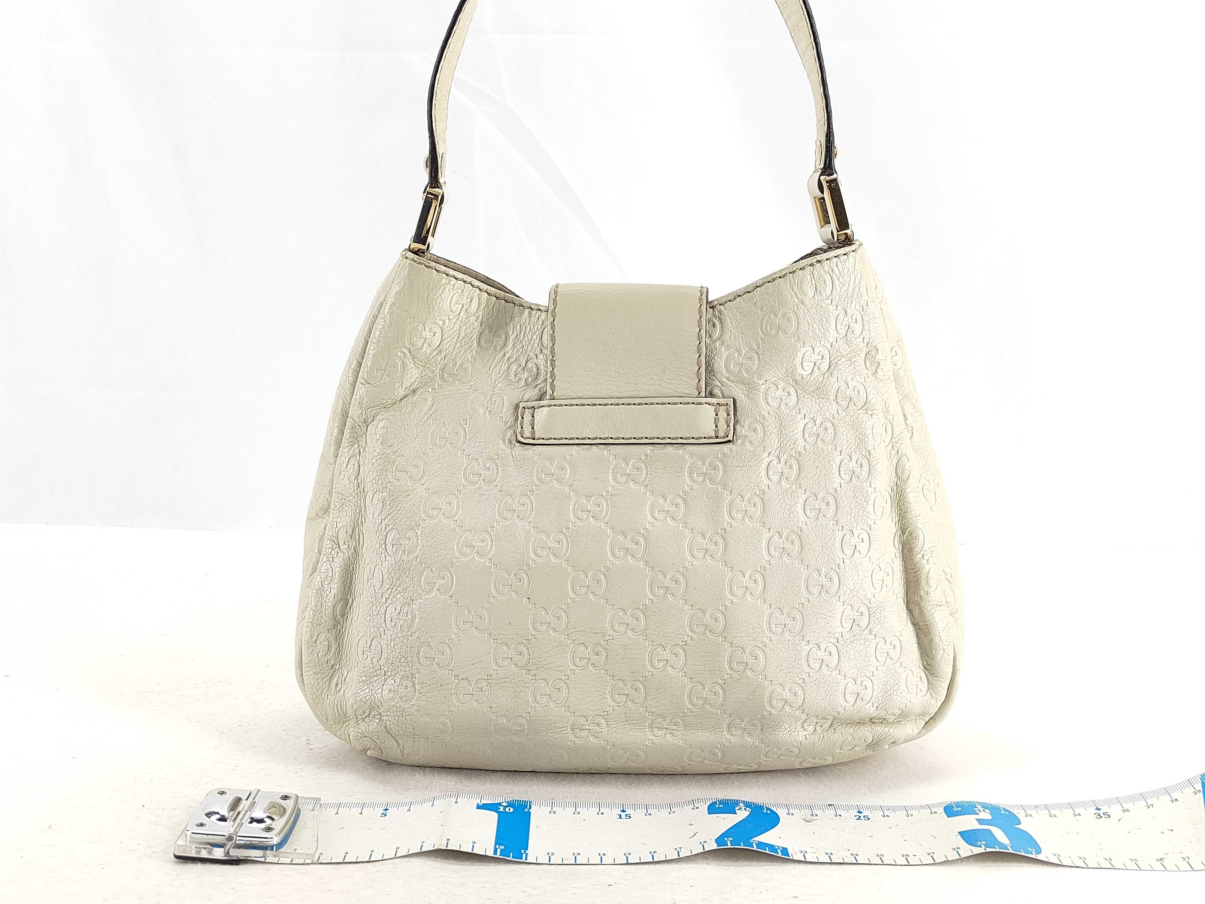 White Leather Pumpkin Underarm Bag Shoulder Bag — view 2