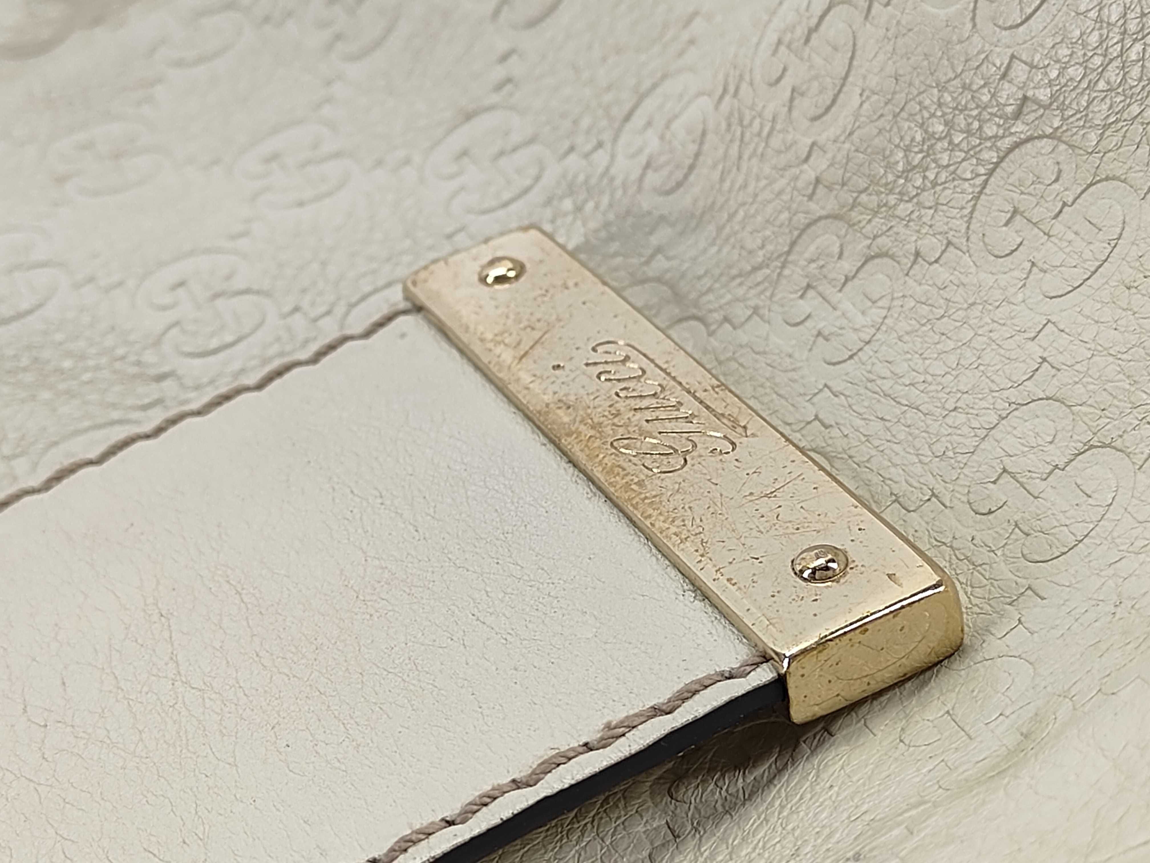 White Leather Pumpkin Underarm Bag Shoulder Bag — view 15
