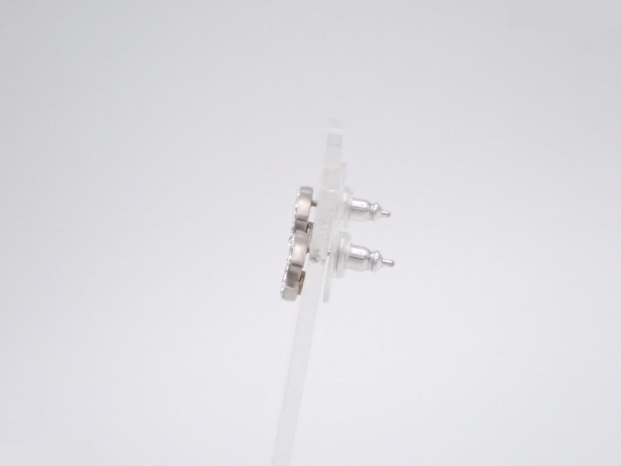 earrings, A11V, Coco Mark, rhinestone. — view 3