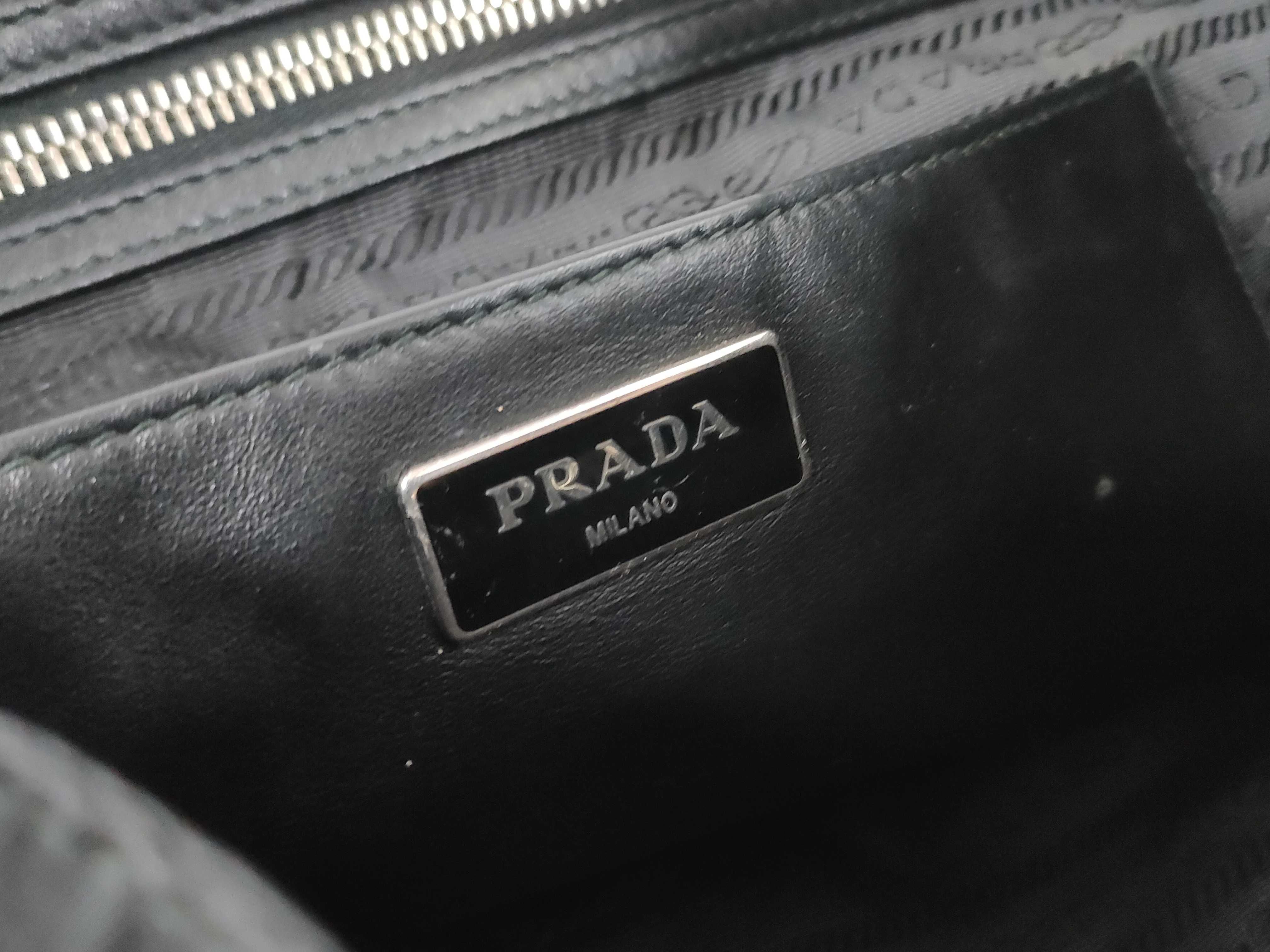Nylon Prada 1BZ811 Saffiano Backpack Leopard Print Rucksack — view 11