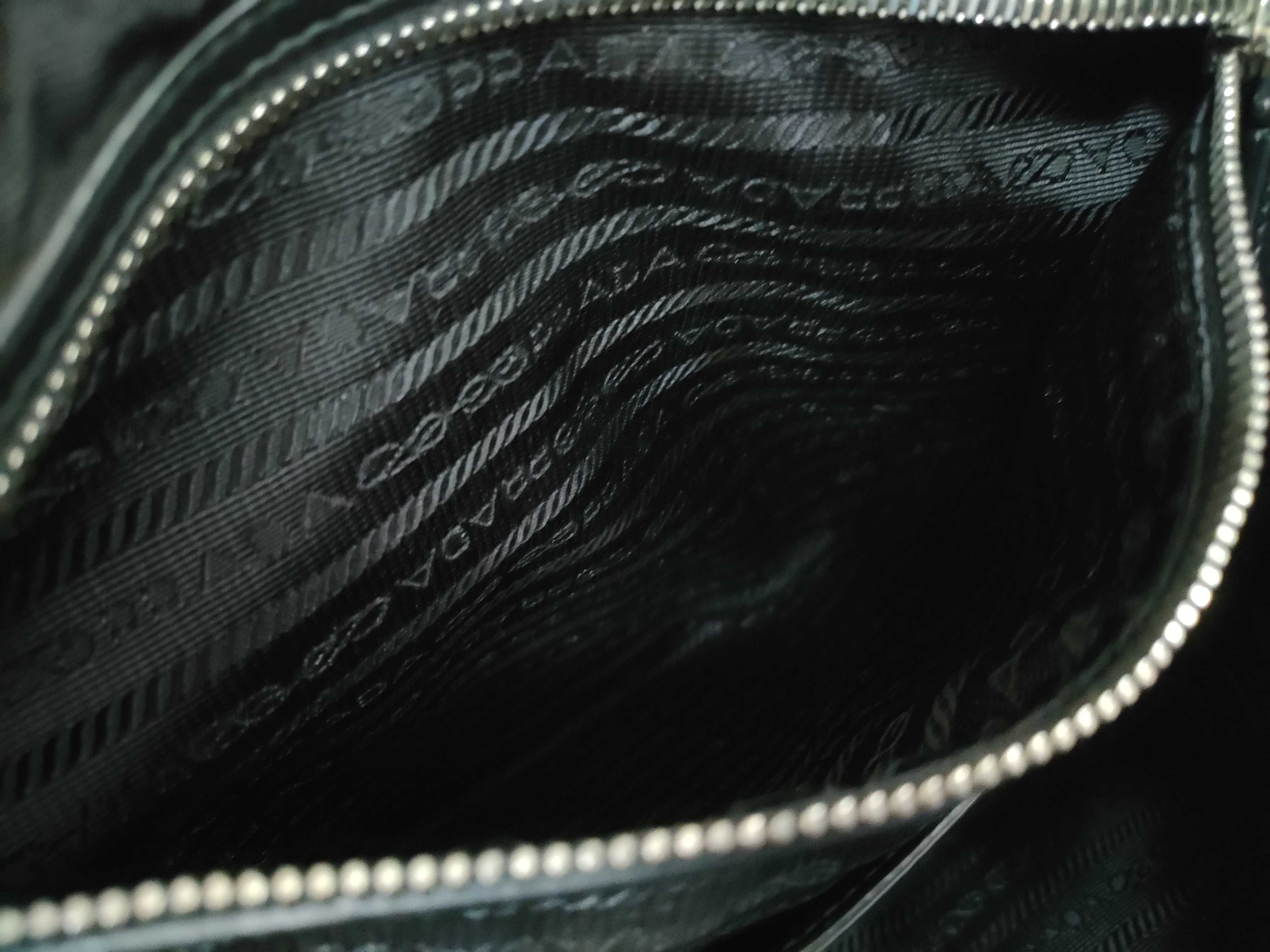 Nylon Prada 1BZ811 Saffiano Backpack Leopard Print Rucksack — view 12