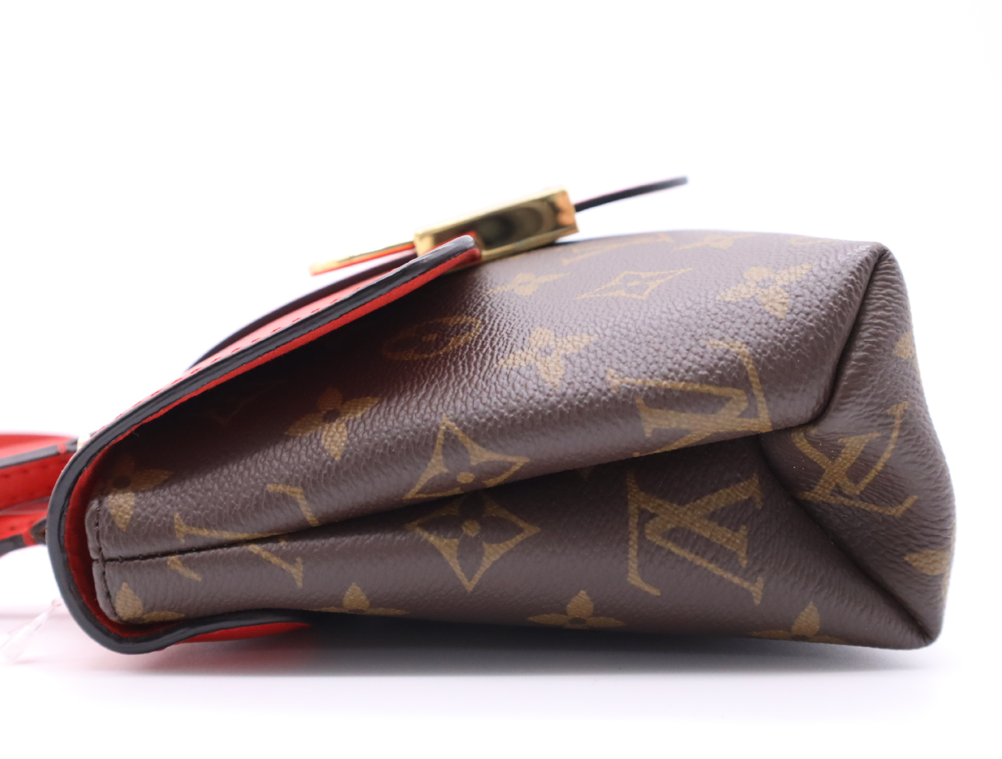 M44322 Monogram Rocky BB Coquelicot Handbag with Shoulder Strap and Dust Bag, RFID Tested. — view 3