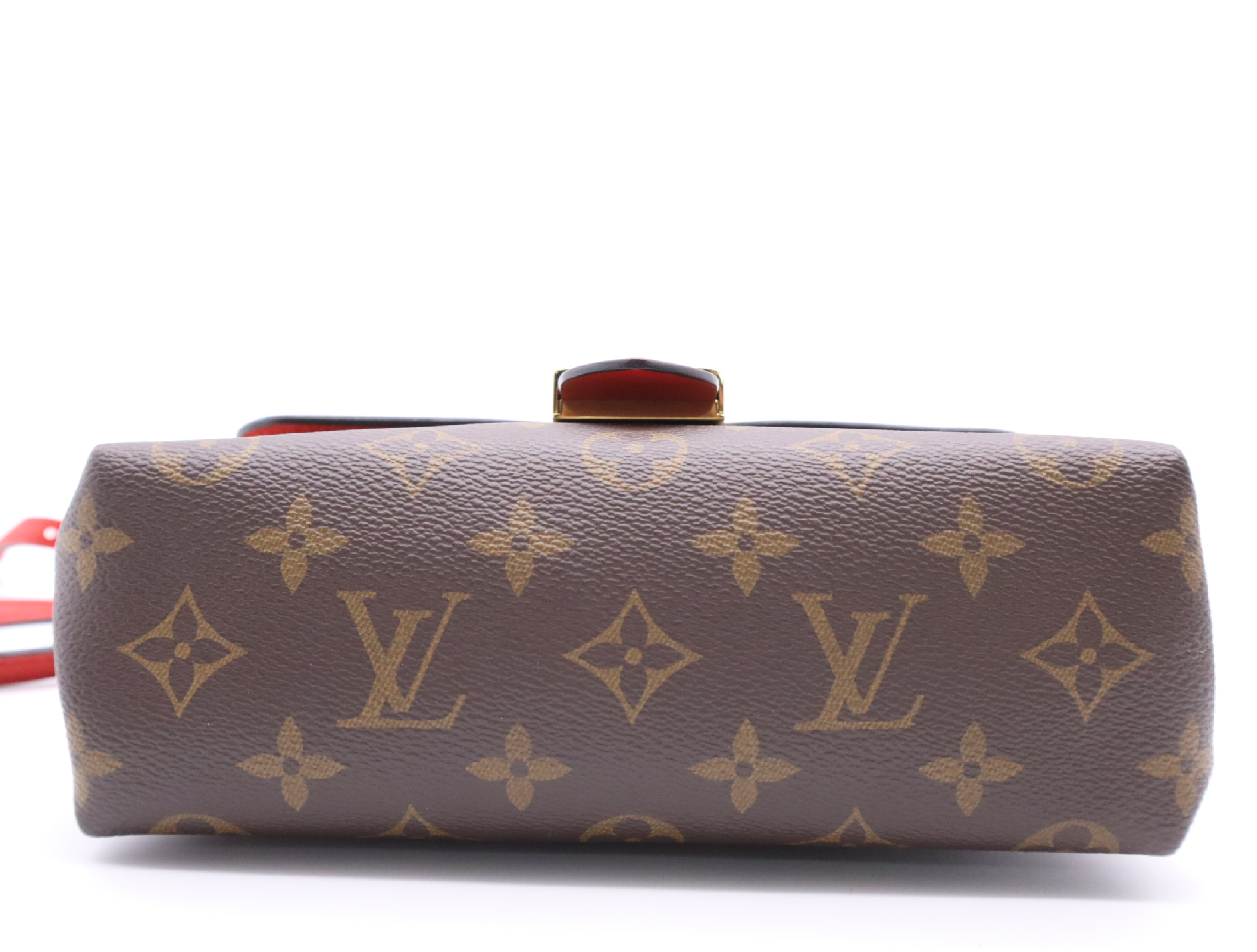 M44322 Monogram Rocky BB Coquelicot Handbag with Shoulder Strap and Dust Bag, RFID Tested. — view 4