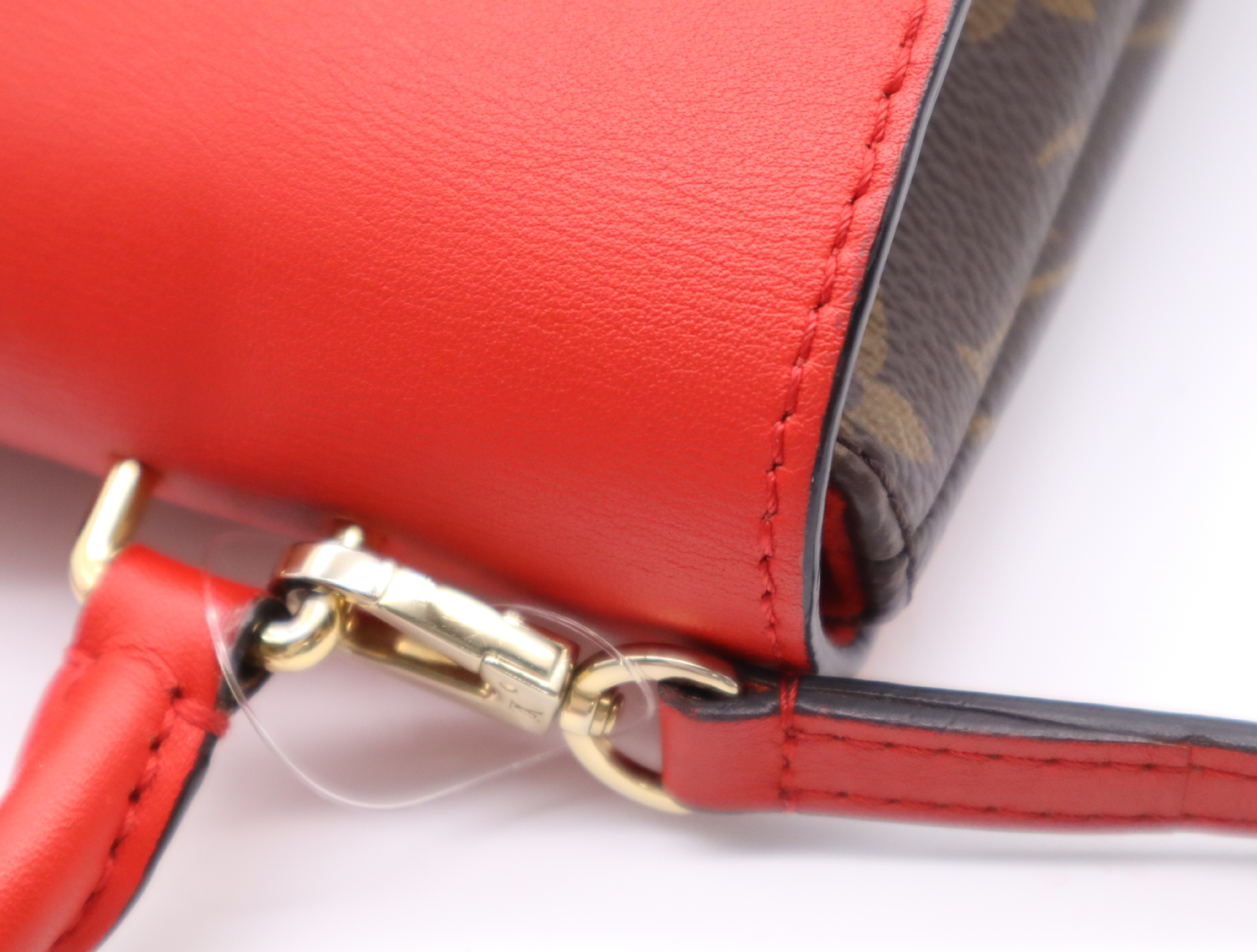 M44322 Monogram Rocky BB Coquelicot Handbag with Shoulder Strap and Dust Bag, RFID Tested. — view 9