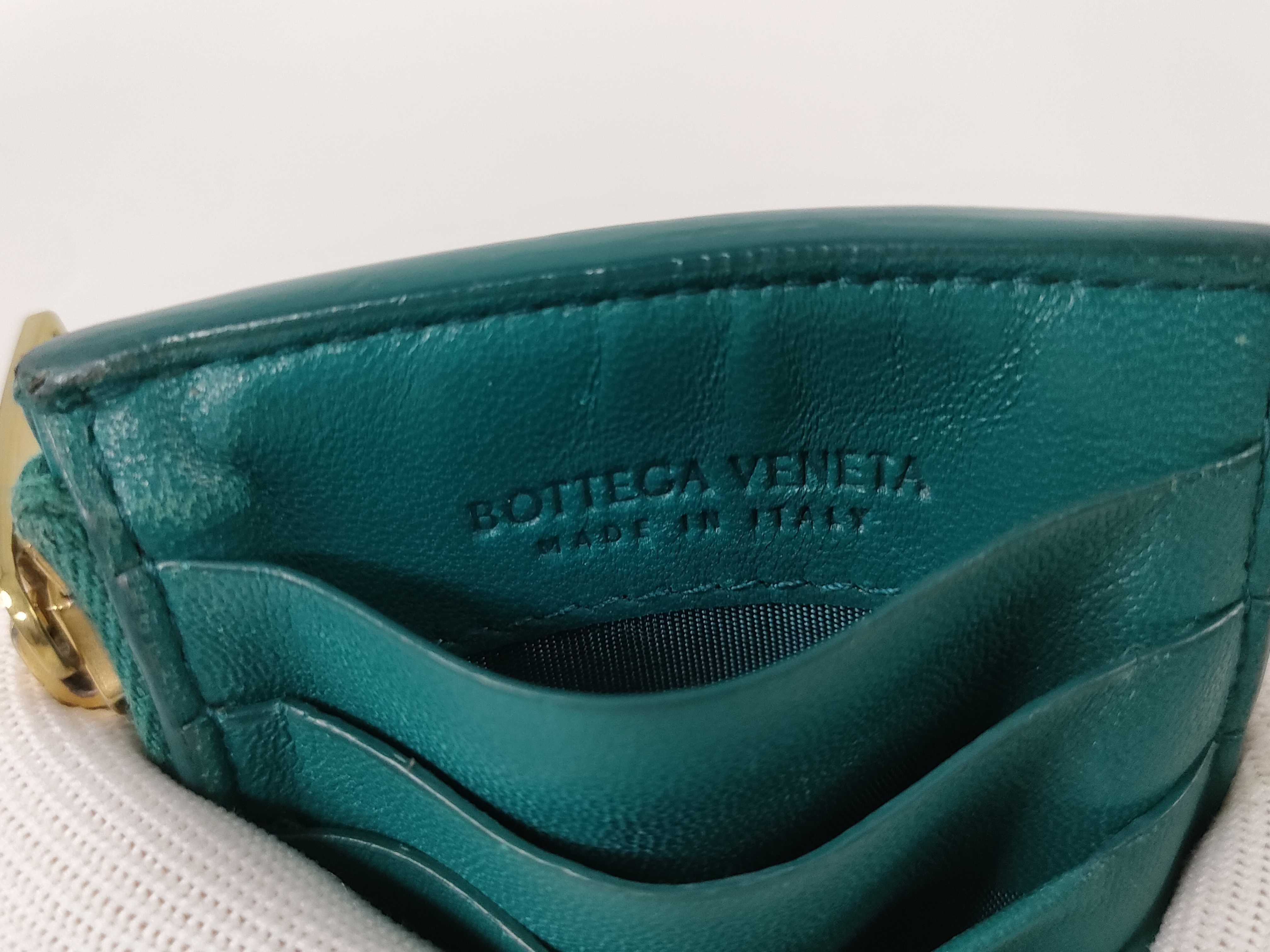 Intrecciato Bottega Intrecciato Leather Fragment Coin Case Card Case Coin Case — view 12