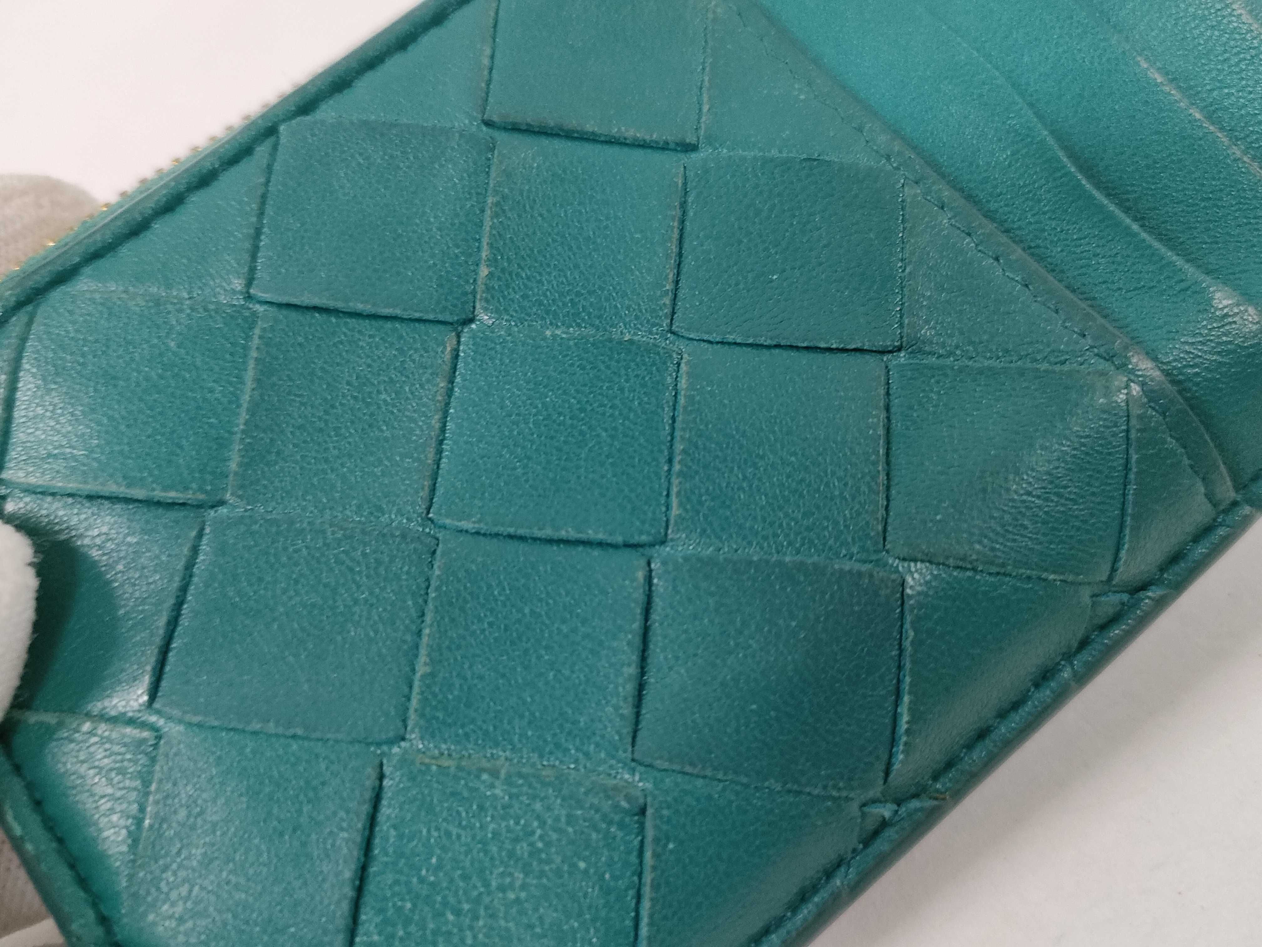 Intrecciato Bottega Intrecciato Leather Fragment Coin Case Card Case Coin Case — view 13