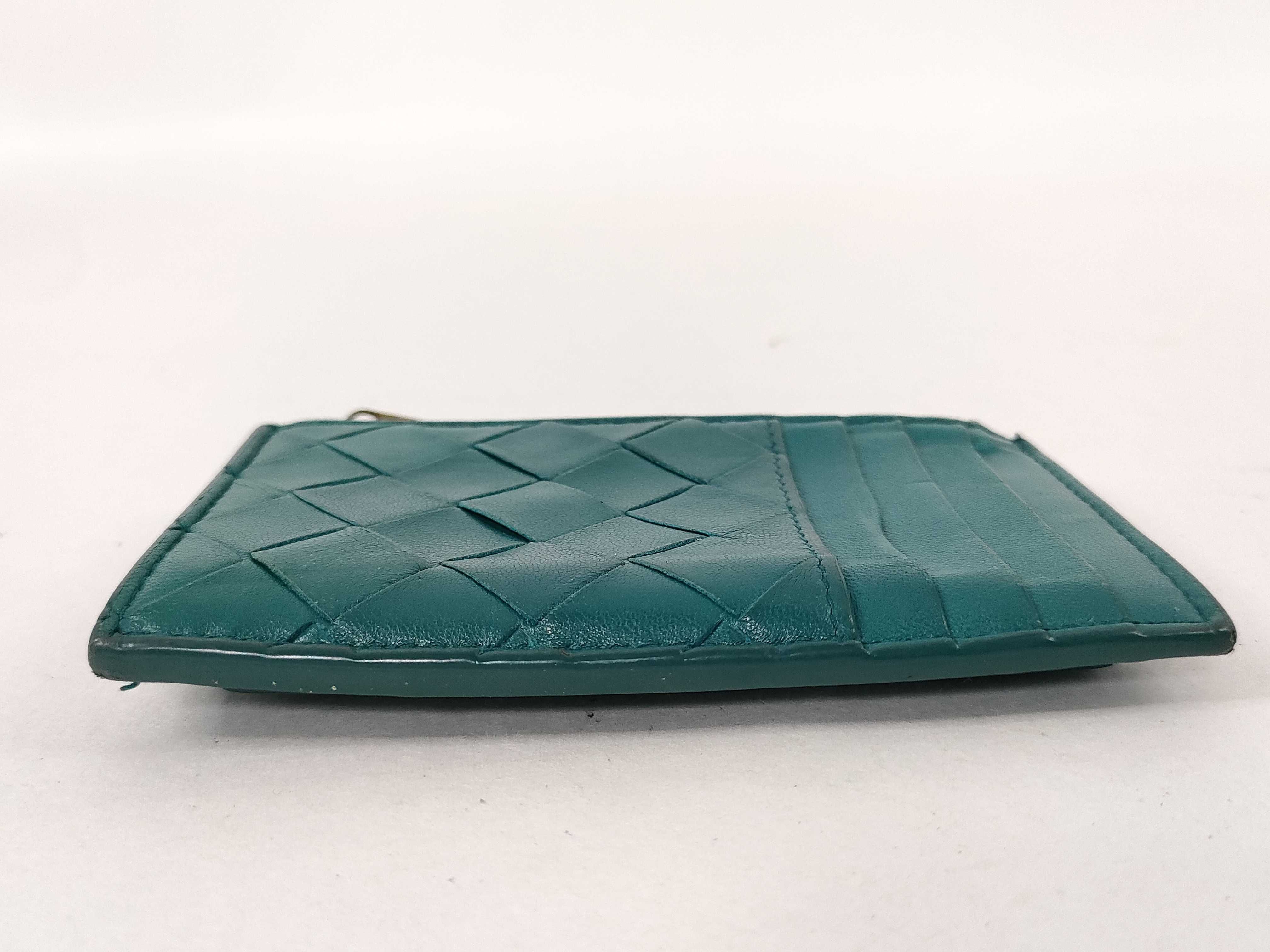 Intrecciato Bottega Intrecciato Leather Fragment Coin Case Card Case Coin Case — view 6