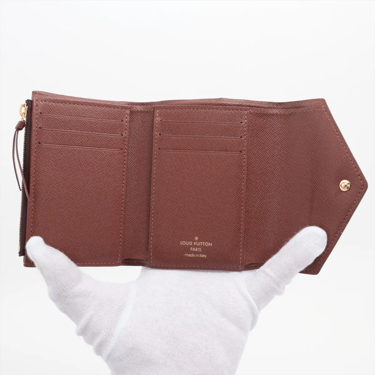 Monogram Portefeuille Victorine M62472 Brown Compact Wallet (RFID detected) — view 4