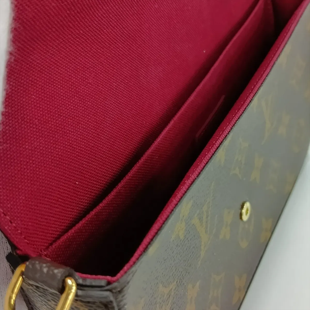 Monogram Pochette Felicie M61276 Brown (RFID detected) — view 13
