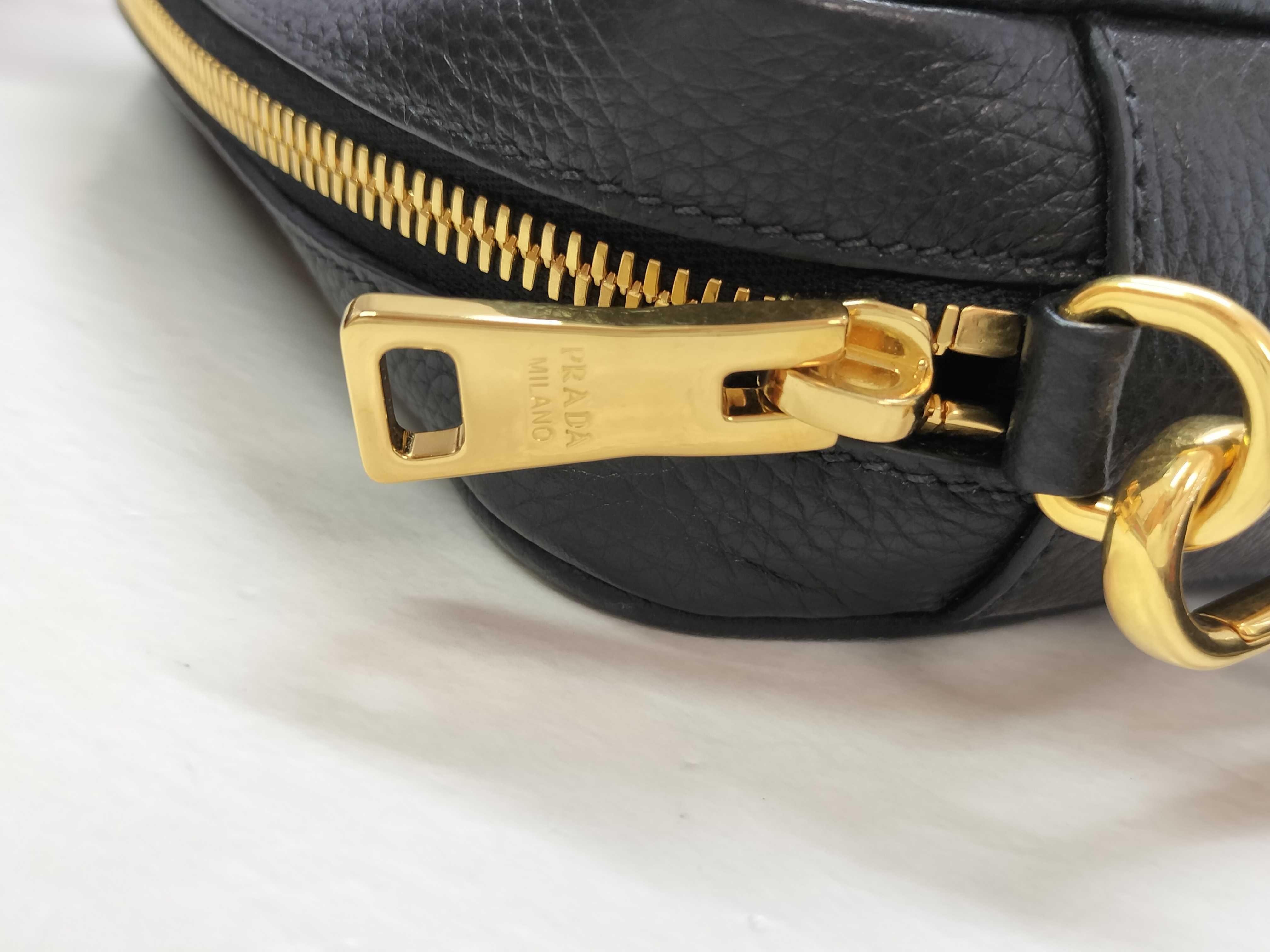 Bandoliere Leather Shoulder Bag, Black, Women's Crossbody Shoulder Bag — view 13