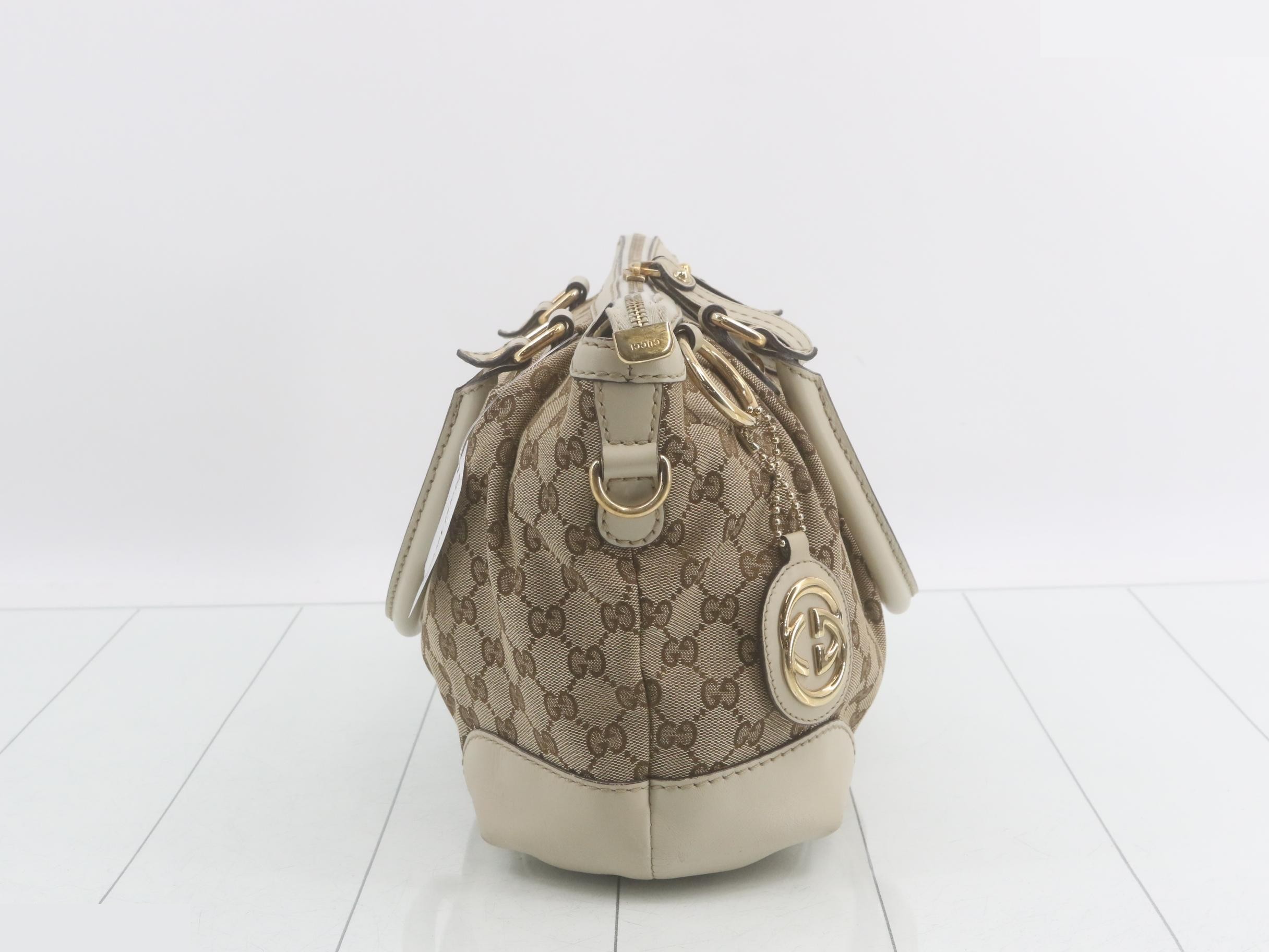 Sukey GG Canvas Tote Bag with Charm — view 4