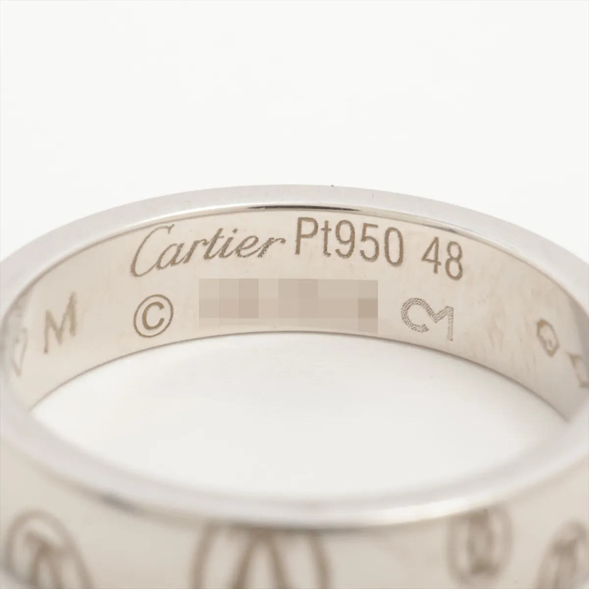 Happy Birthday Ring, 750 (WG), 6.3g, Size 48, Nameplate, DO7616, Metal Scratches — view 3