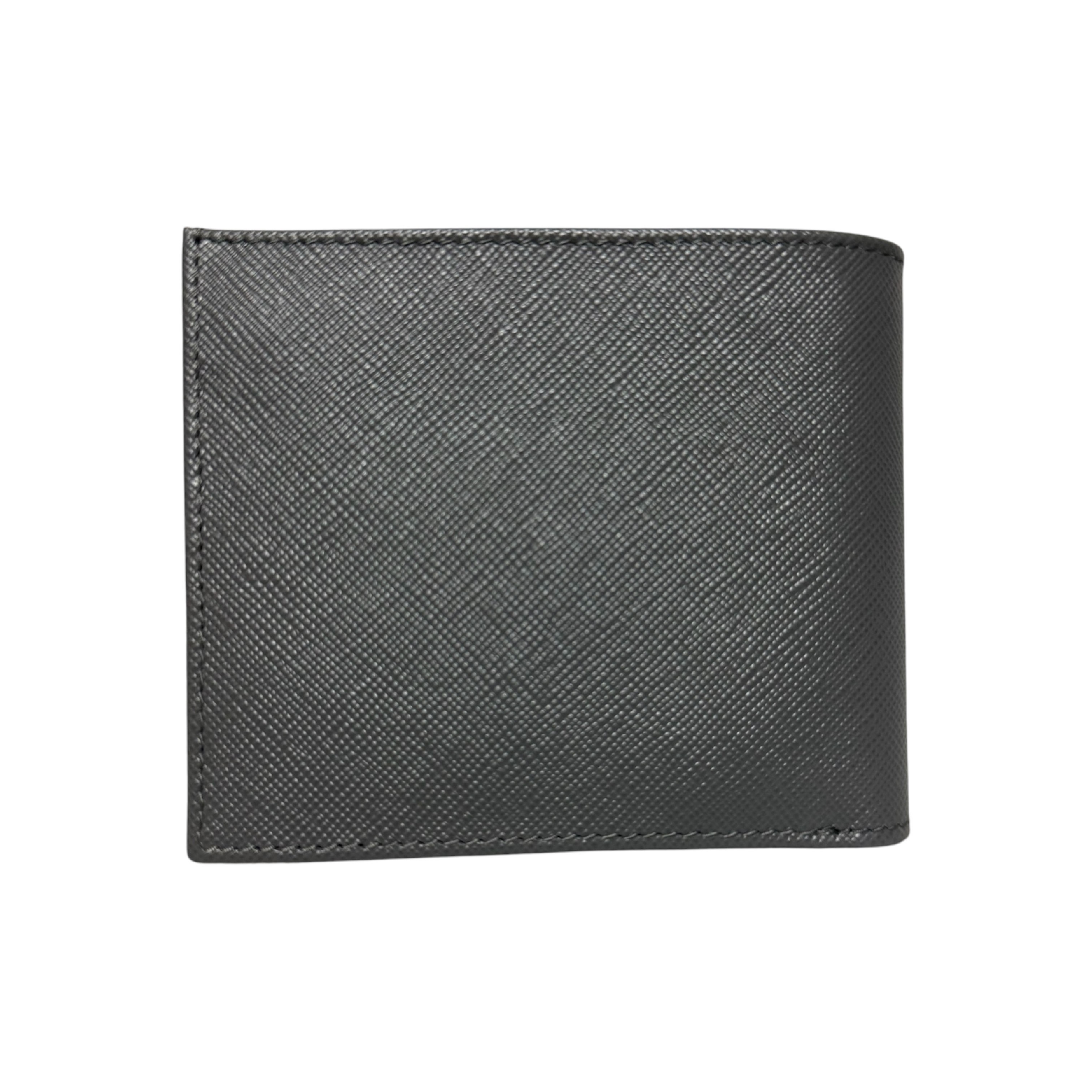 Saffiano Grey Bi-fold Wallet — view 2