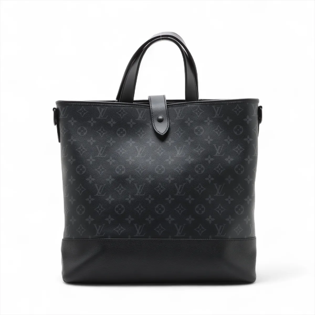 Monogram Eclipse Saumur Tote M45914 Black RFID Reactive — view 2