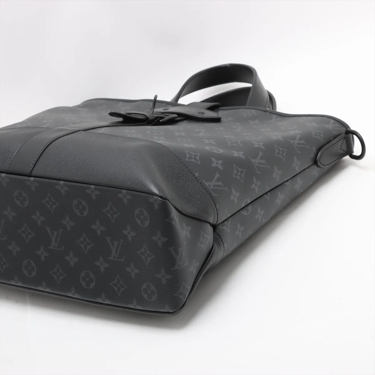 Monogram Eclipse Saumur Tote M45914 Black RFID Reactive — view 3
