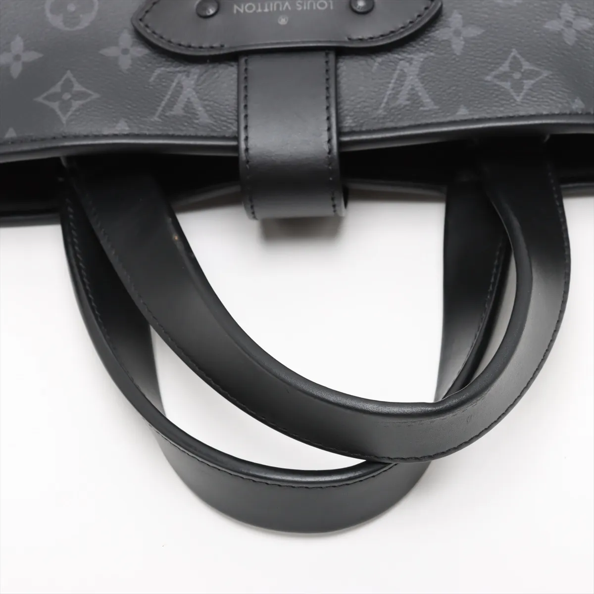 Monogram Eclipse Saumur Tote M45914 Black RFID Reactive — view 5