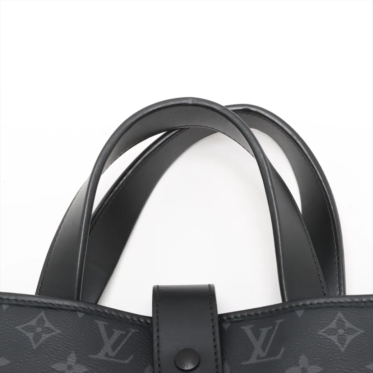 Monogram Eclipse Saumur Tote M45914 Black RFID Reactive — view 6