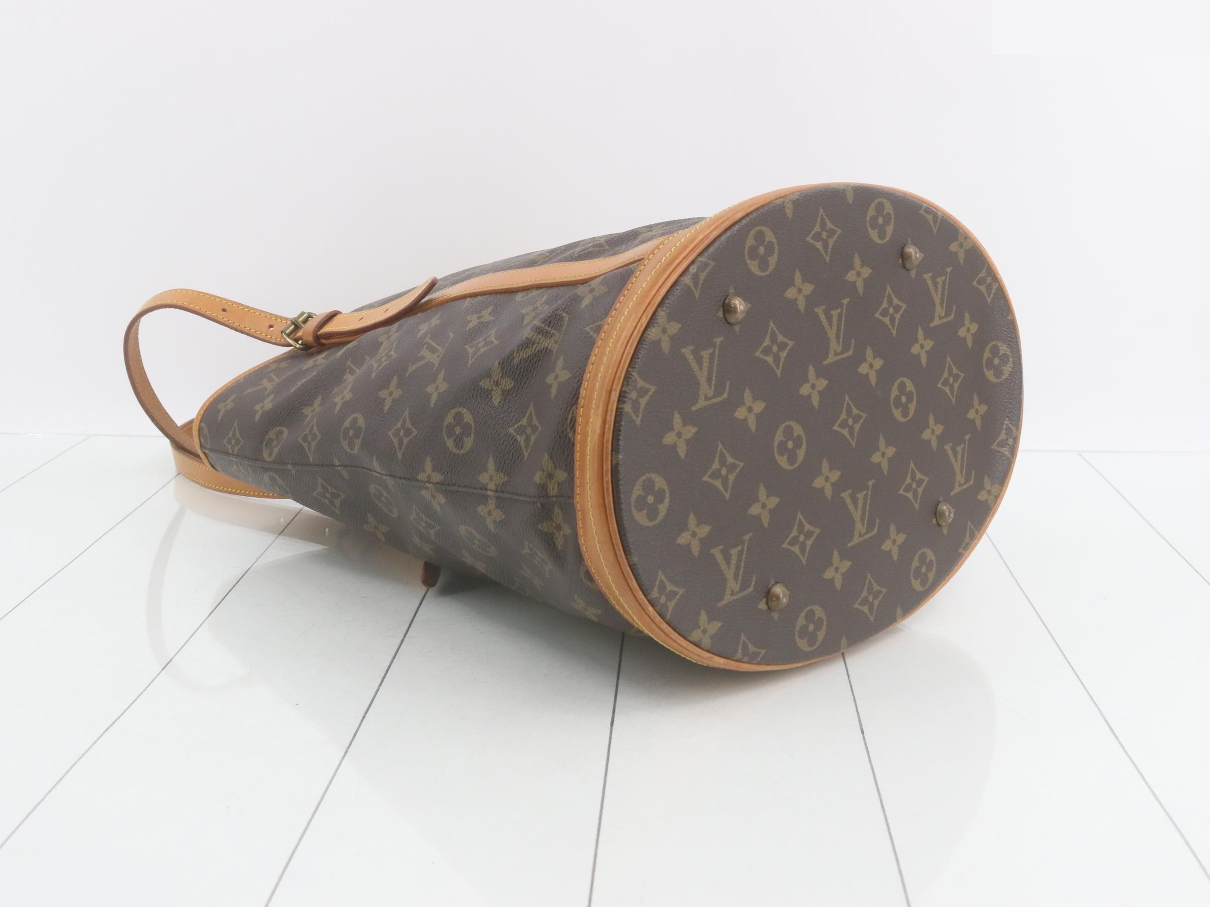 Monogram Bucket GM Tote Bag with Pouch — view 5