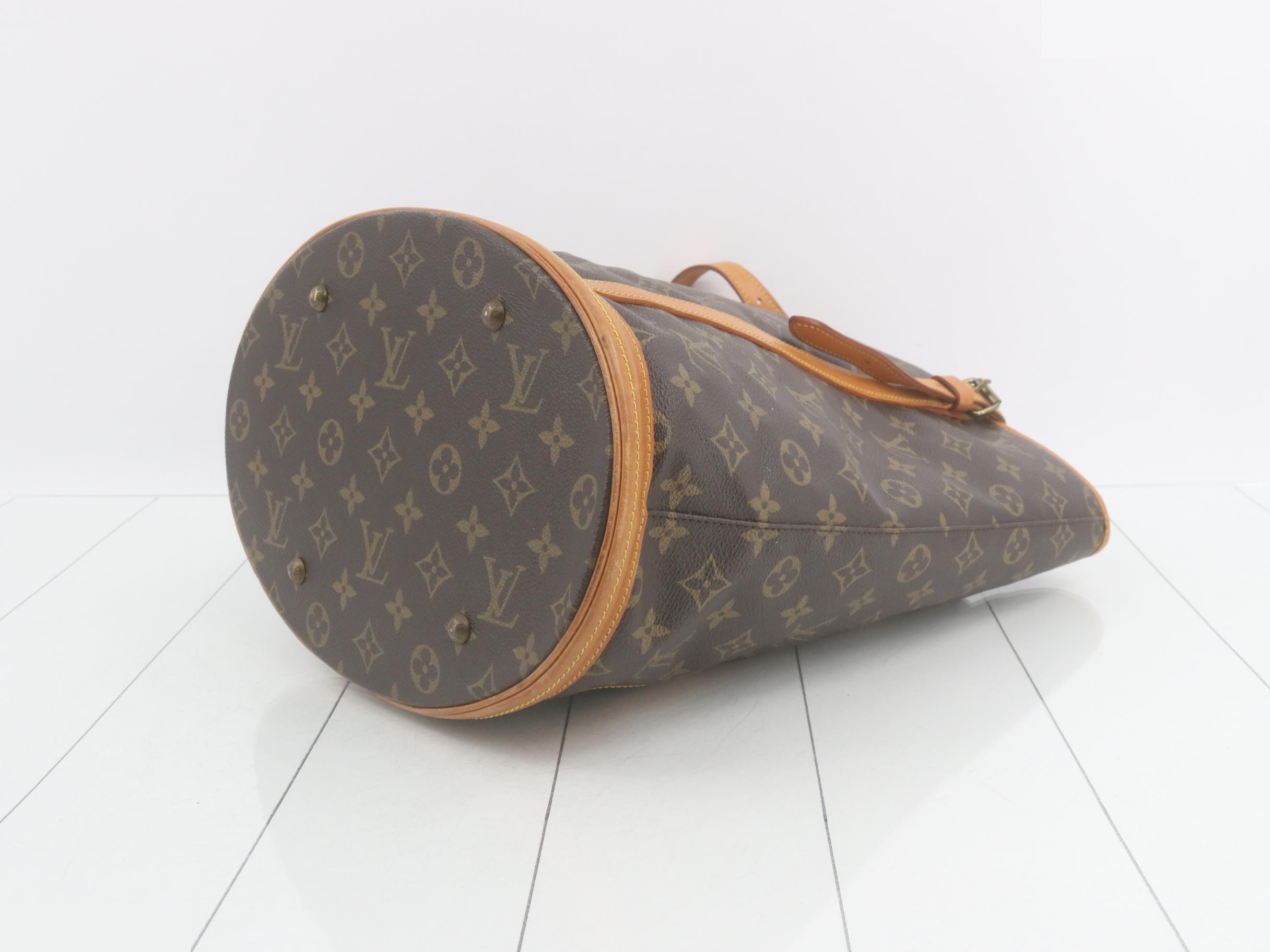 Monogram Bucket GM Tote Bag with Pouch — view 6