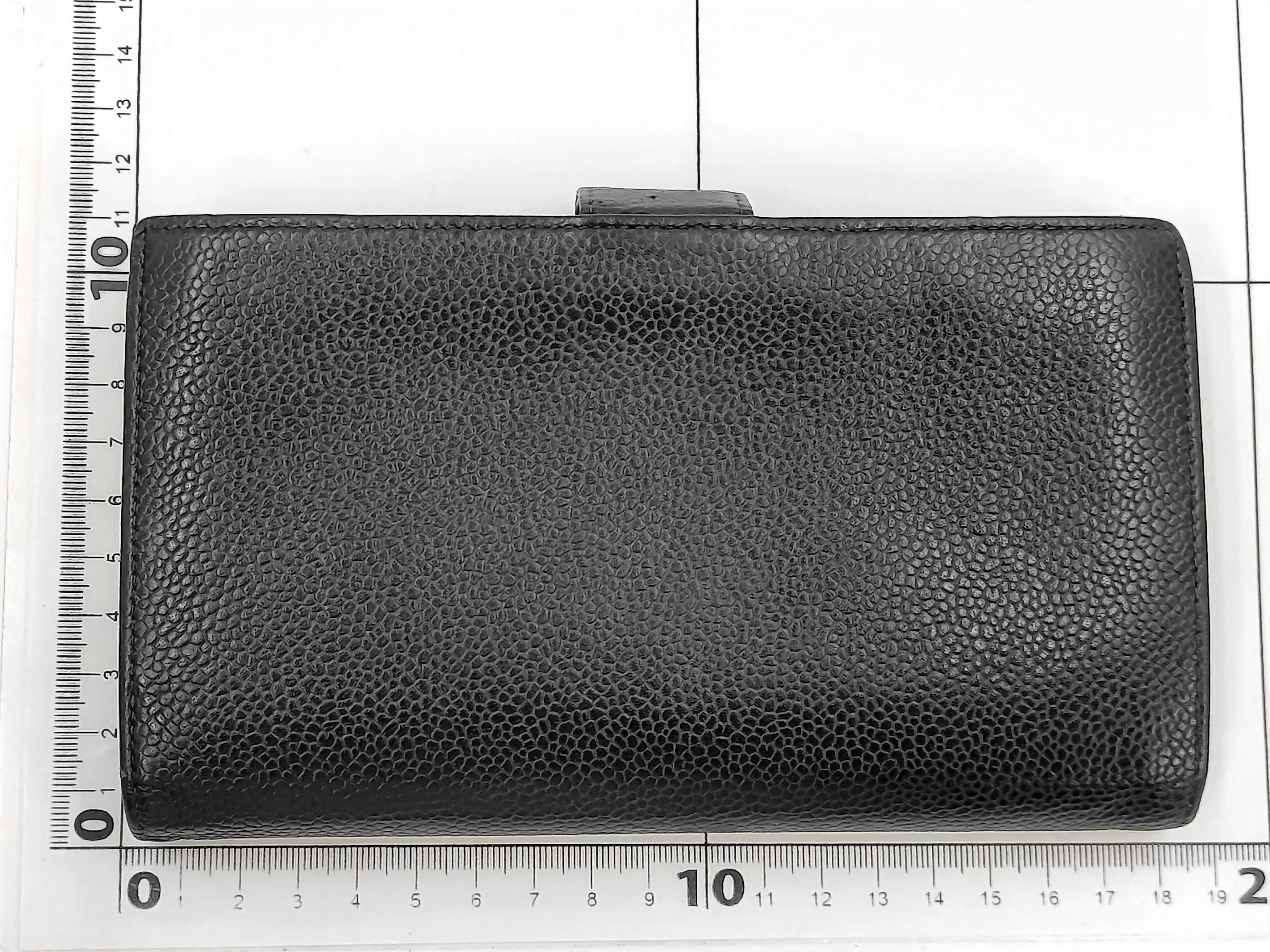 coin purse, caviar leather/black wallet — view 2