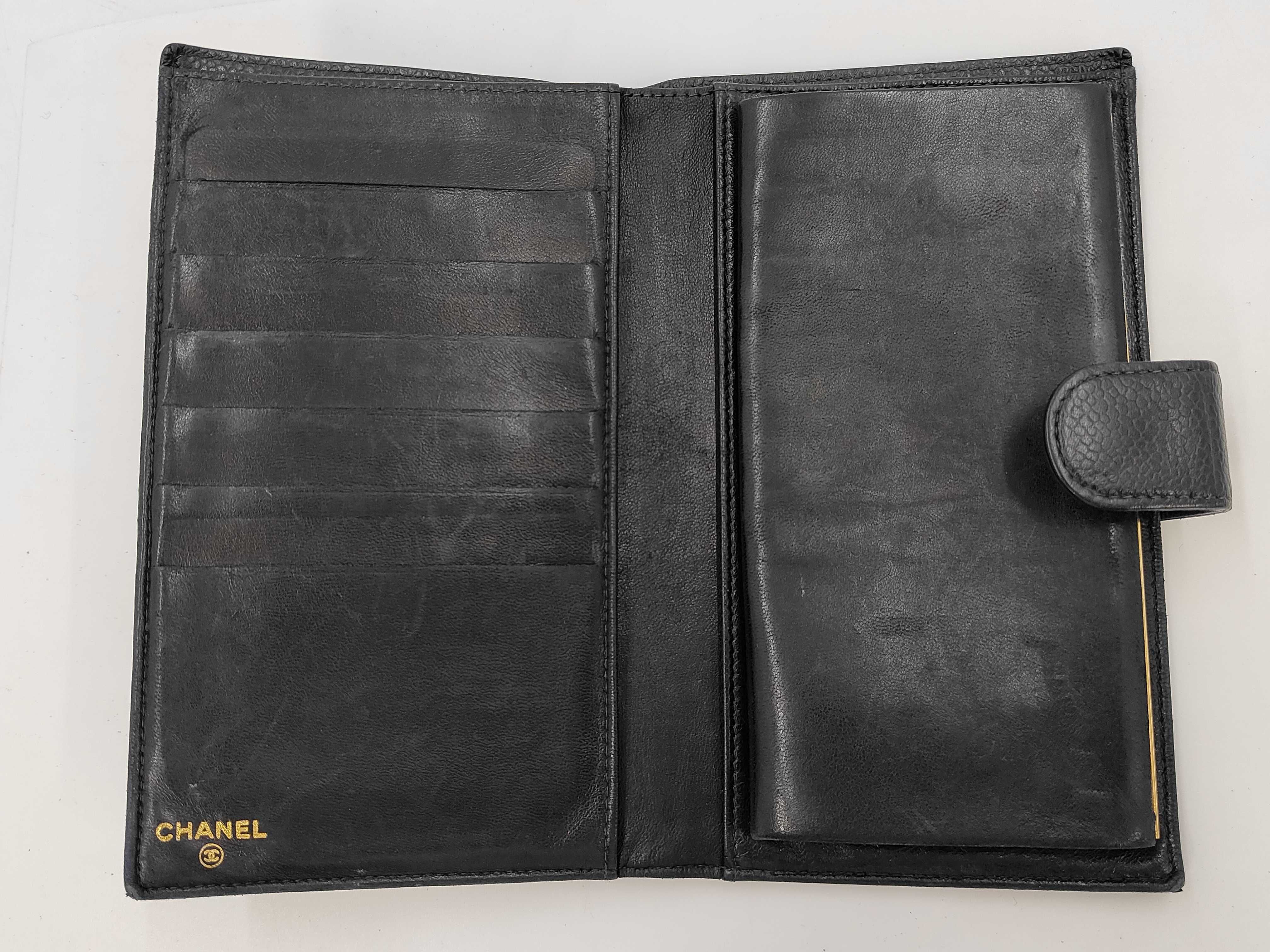 coin purse, caviar leather/black wallet — view 8