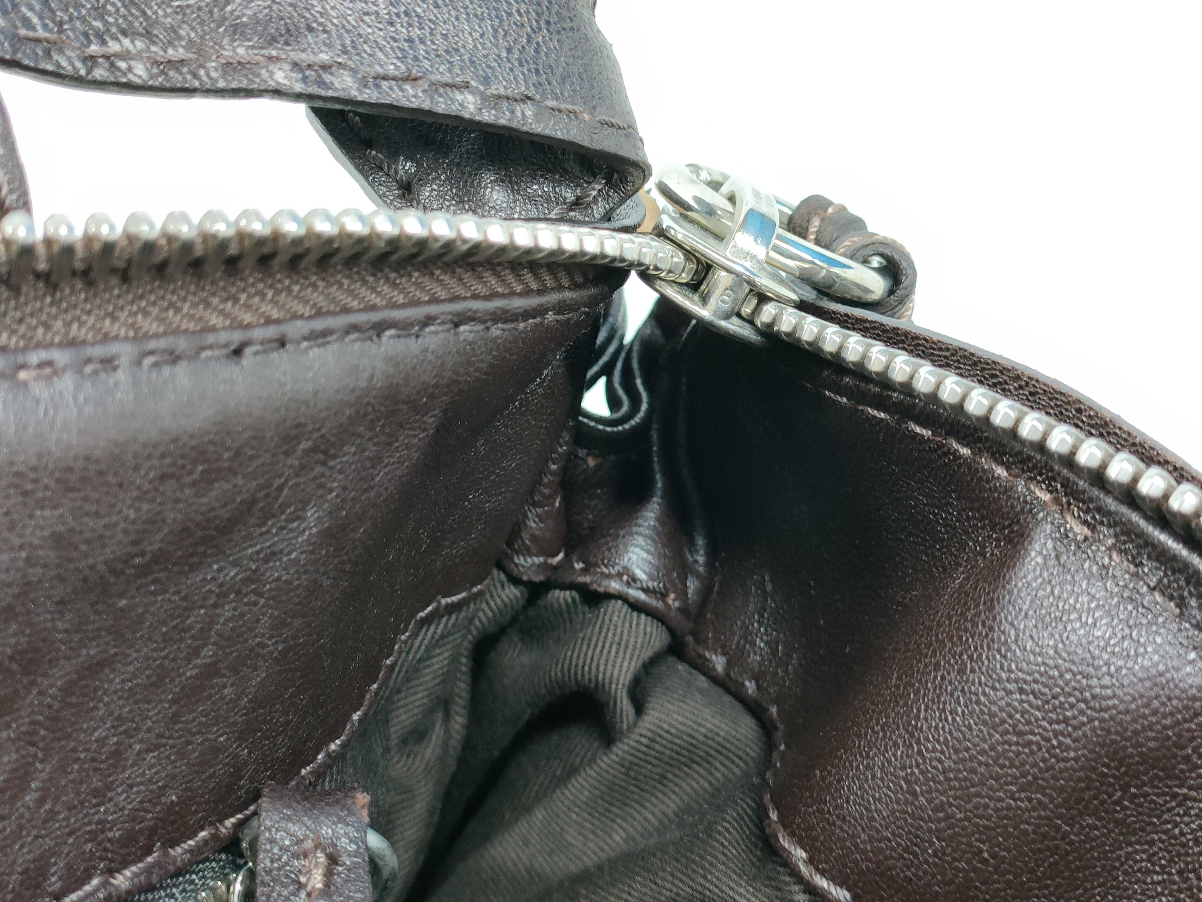 Paddington handbag, chain leather, dark brown handbag — view 11