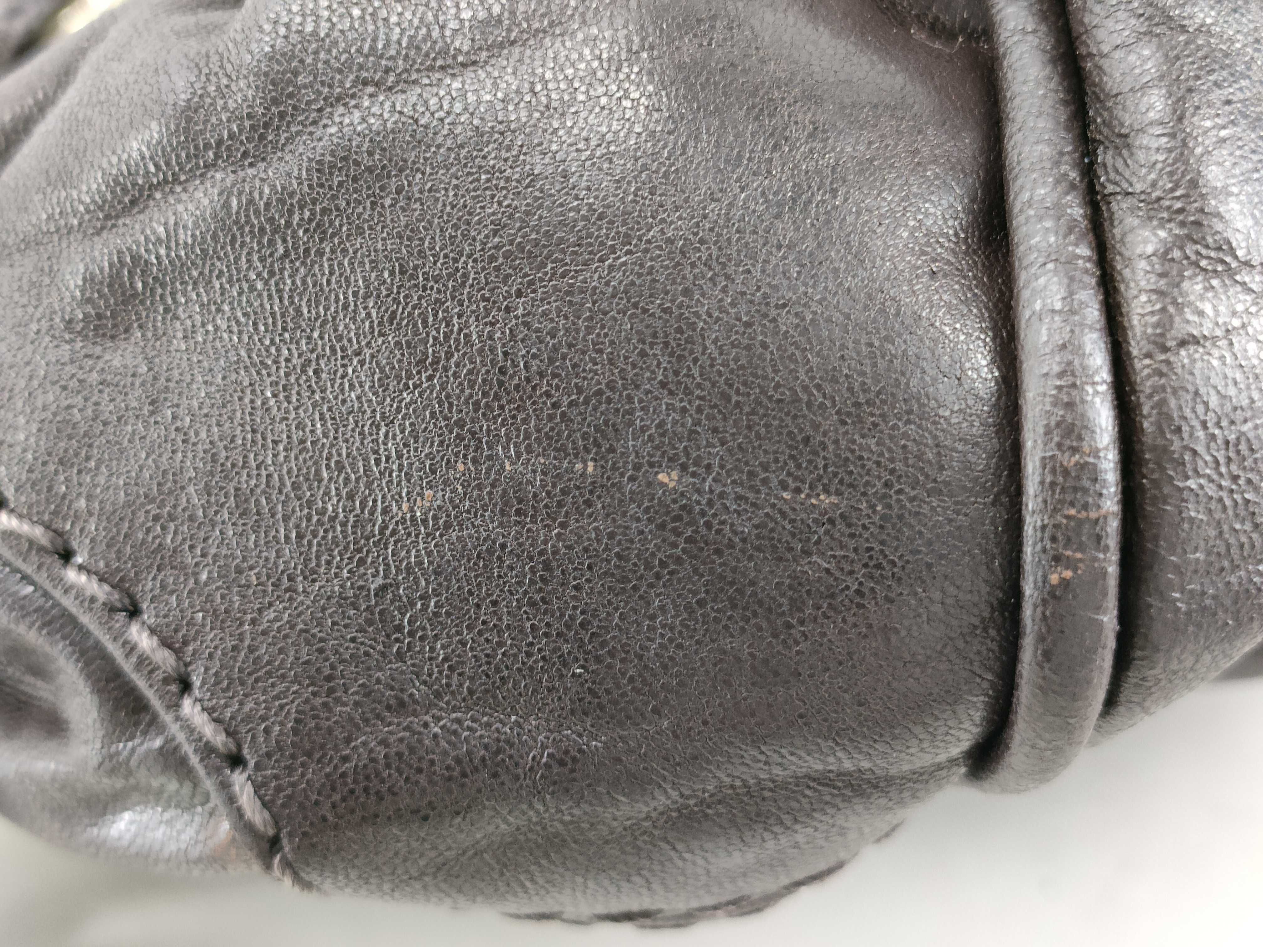 Paddington handbag, chain leather, dark brown handbag — view 15
