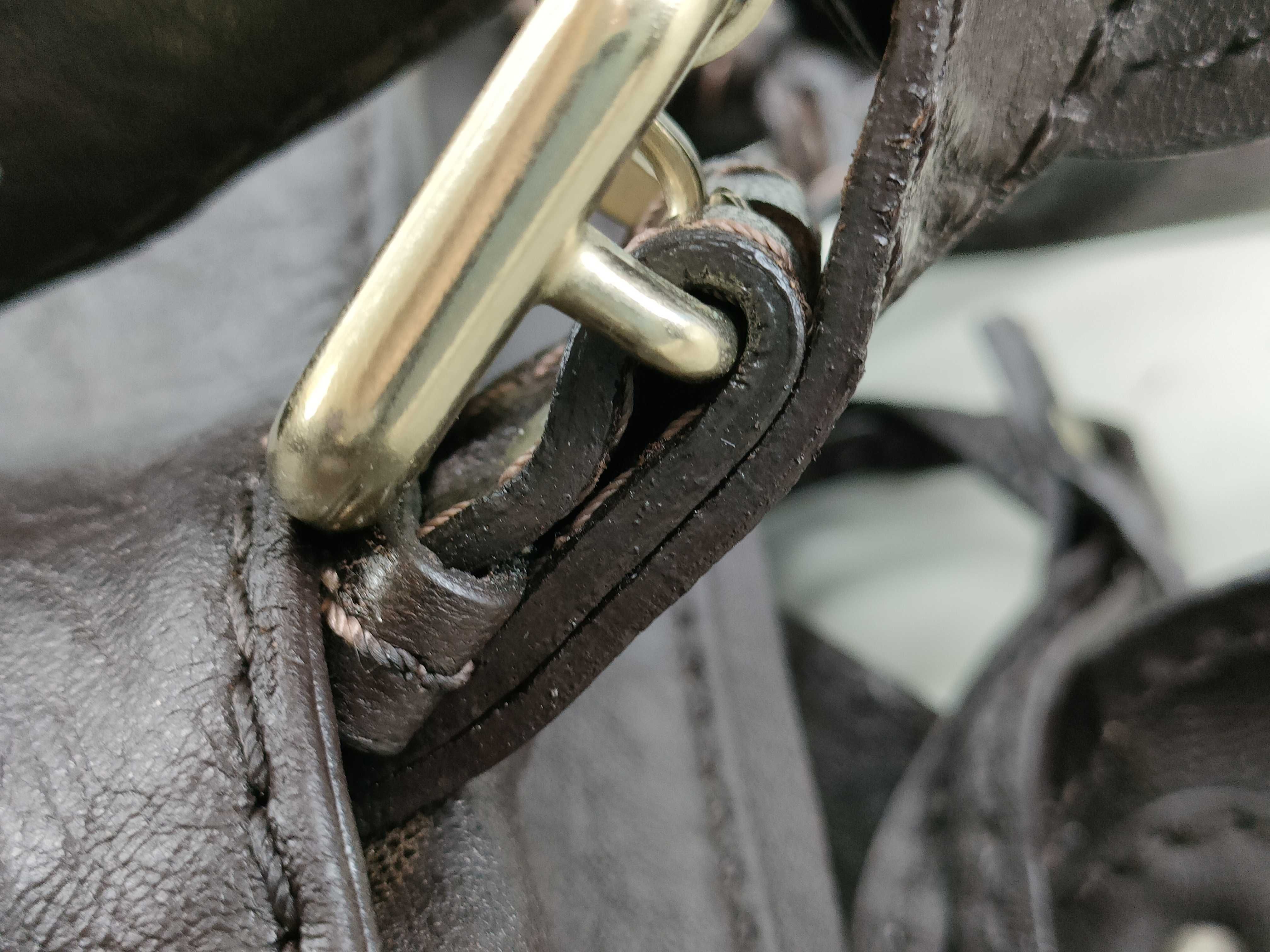 Paddington handbag, chain leather, dark brown handbag — view 7