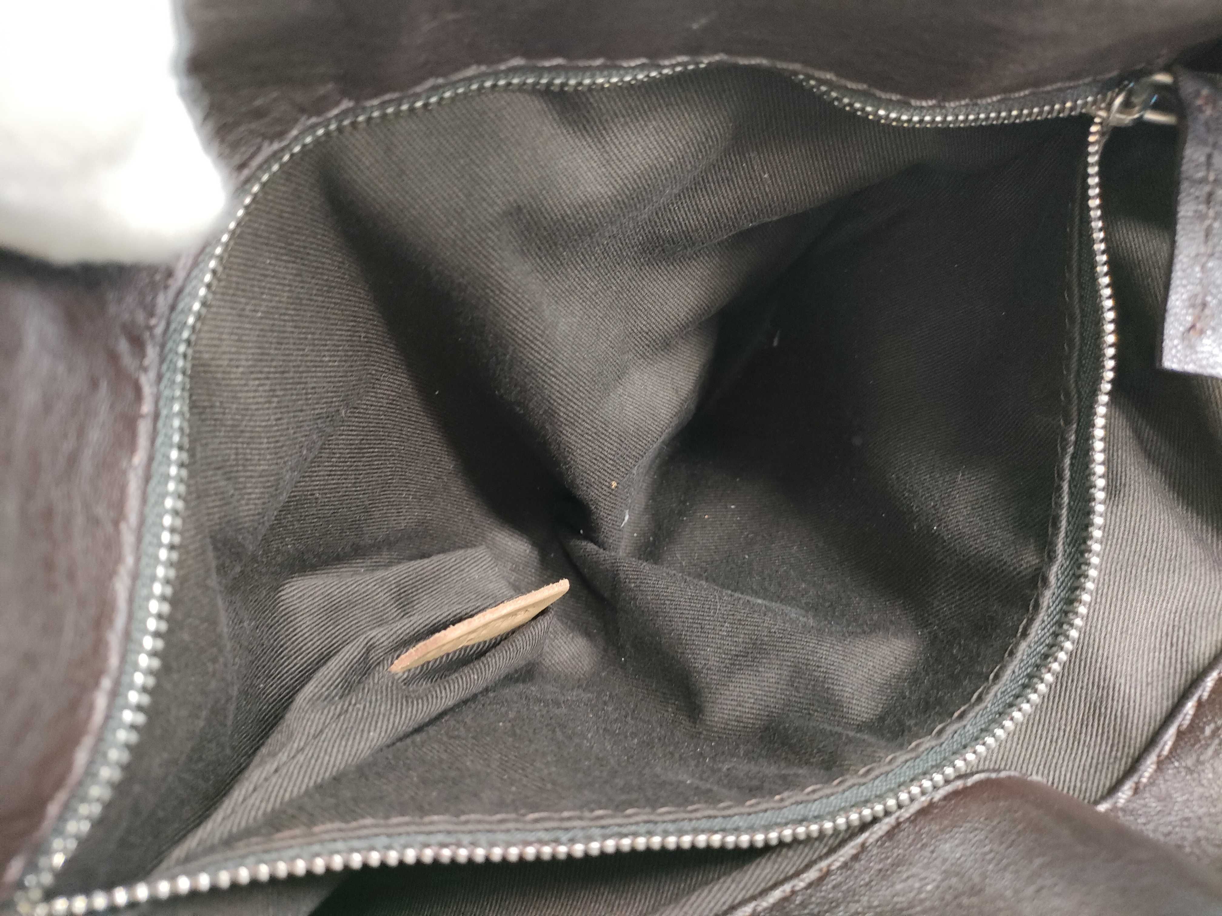 Paddington handbag, chain leather, dark brown handbag — view 10