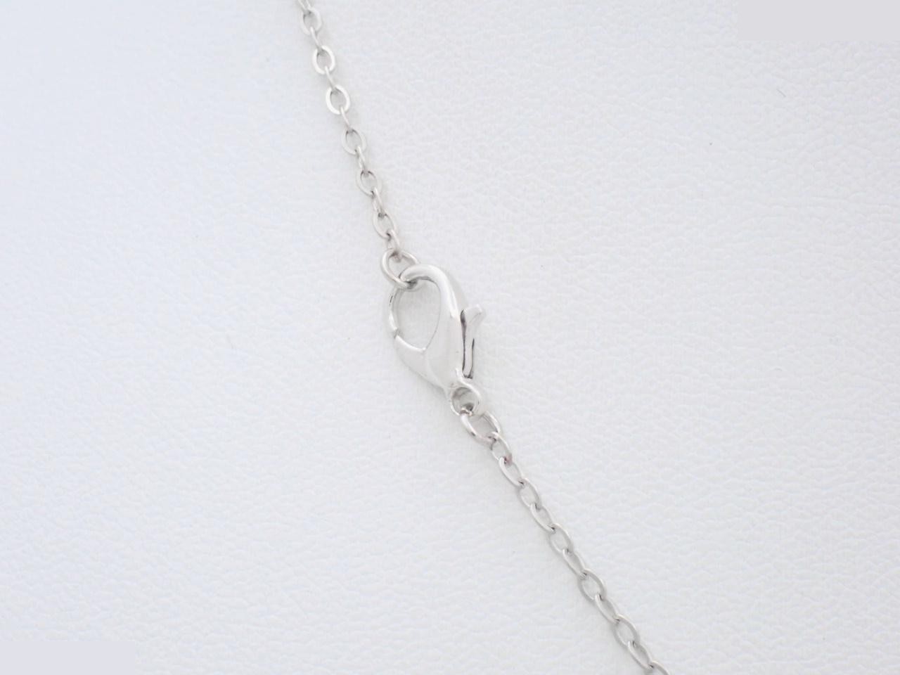 Mini Pop Ash Silver Necklace, Chain approx. 40cm, Aftermarket Chain — view 2