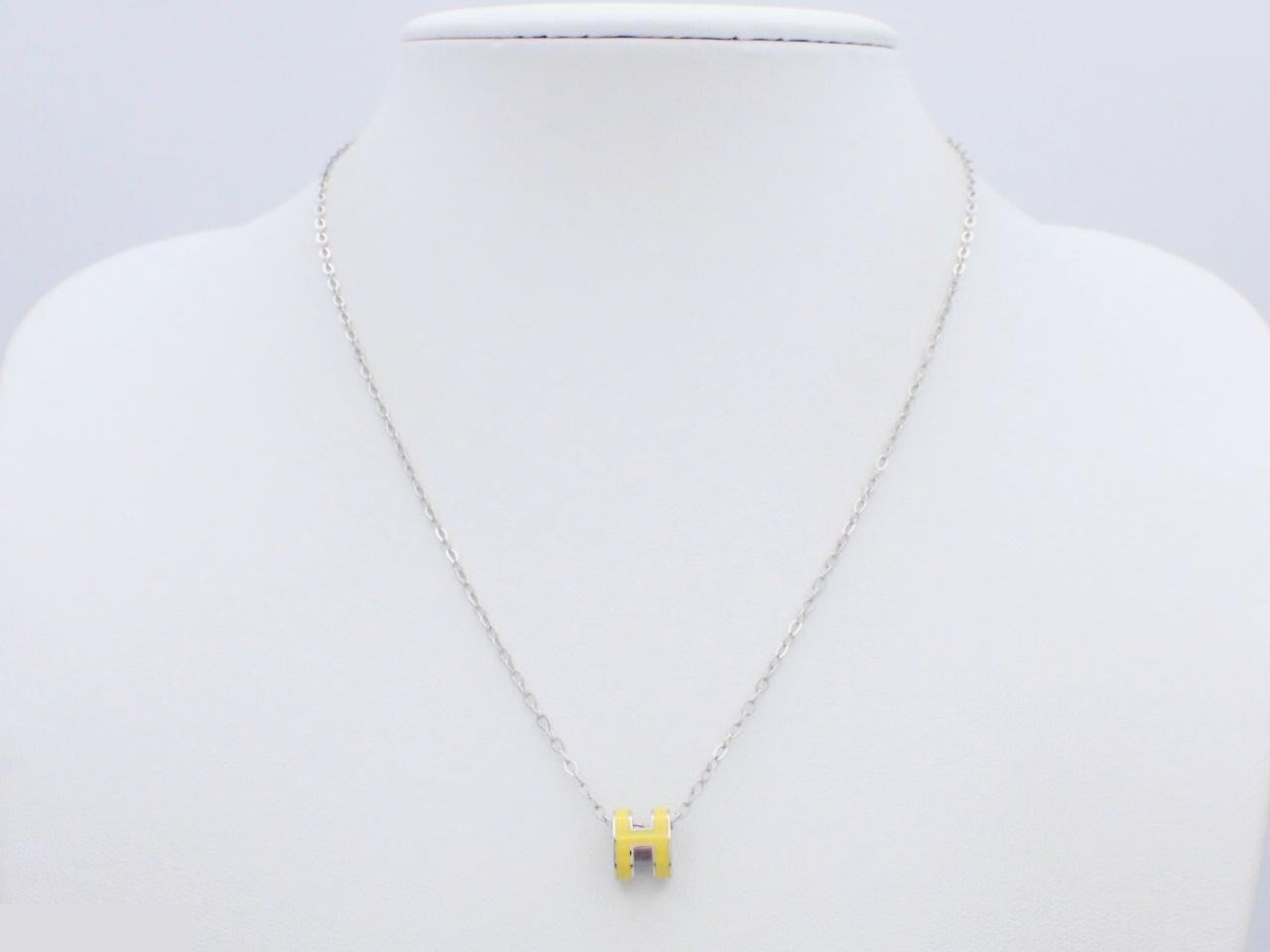 Mini Pop Ash Silver Necklace, Chain approx. 40cm, Aftermarket Chain — view 3